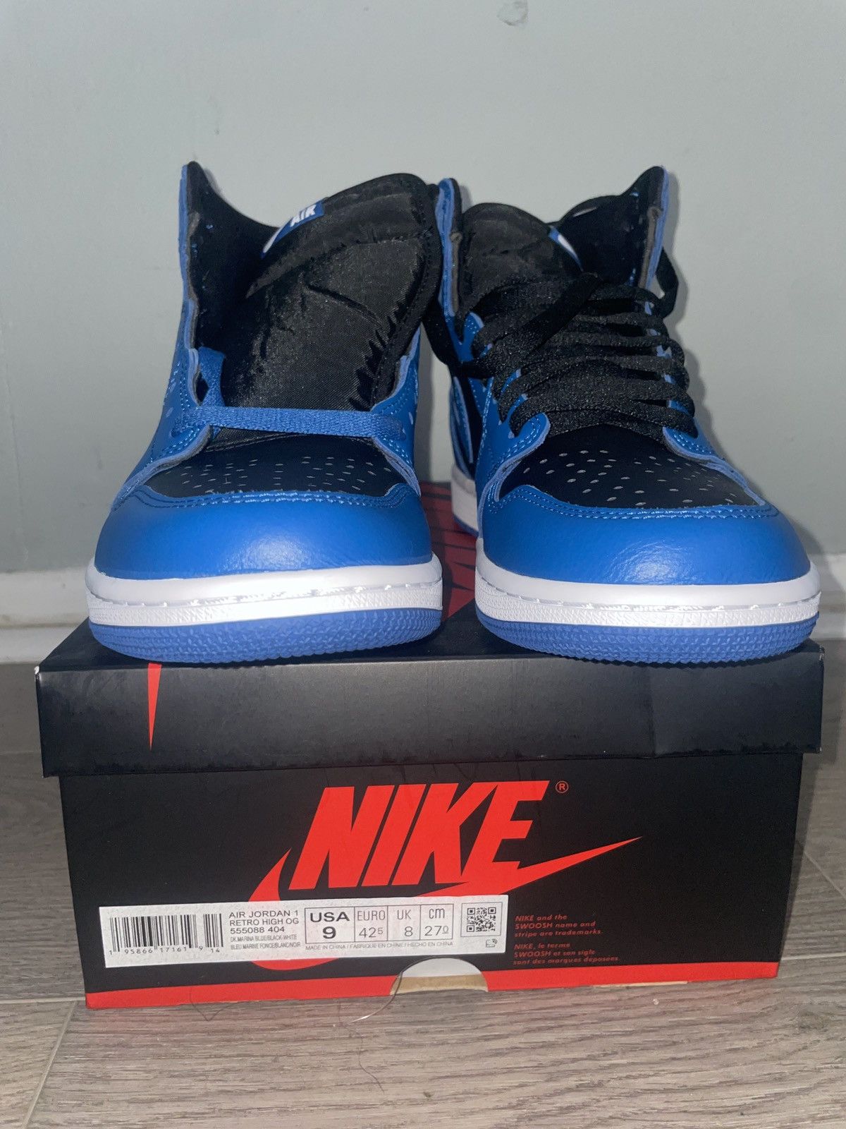 Jordan Brand Jordan 1 Dark Marina Blue Size US 9 / EU 42 - 4 Thumbnail