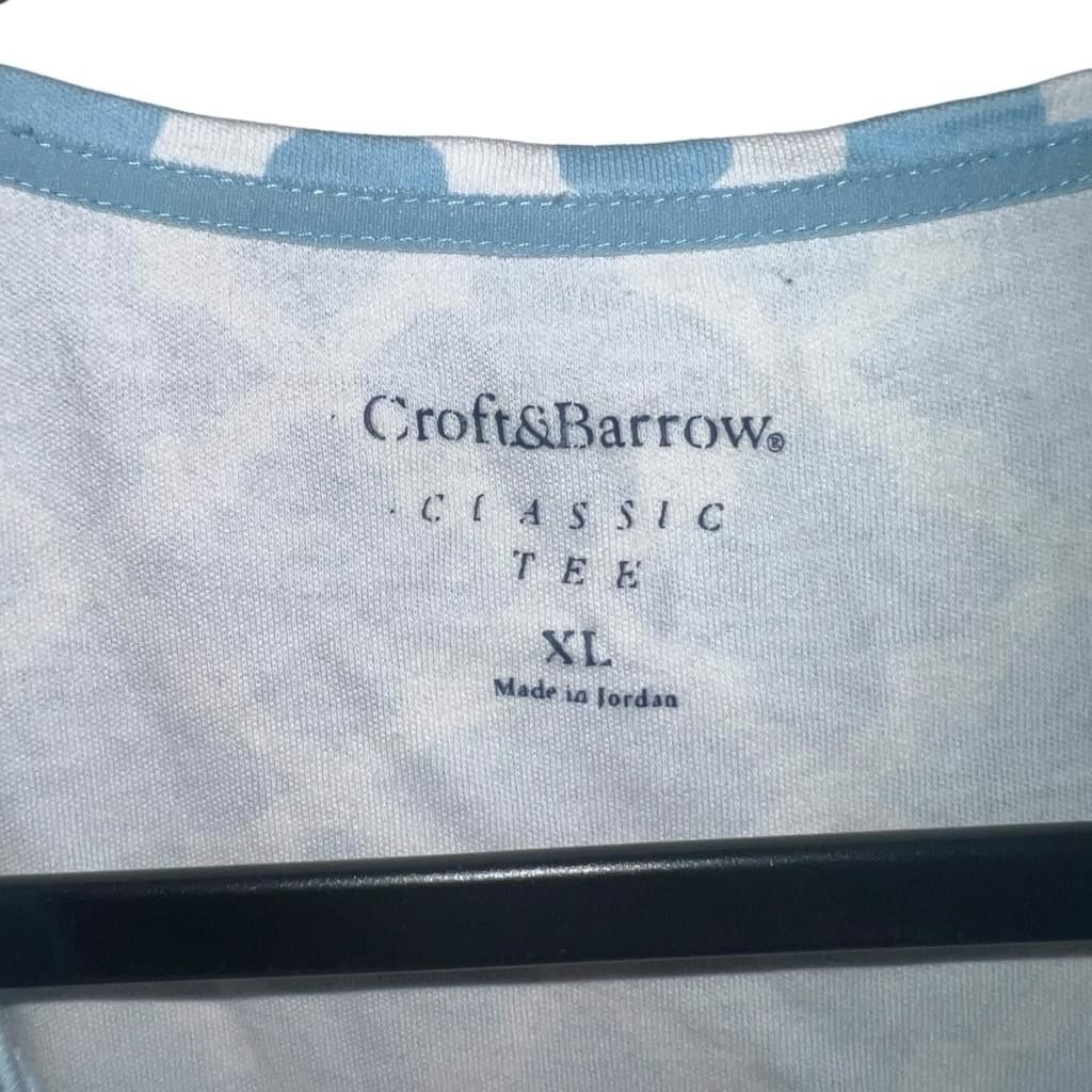 Croft & Barrow Women's Croft & Barrow Blue Short Sleeve T-Shirt Size XL Size XL / US 12-14 / IT 48-50 - 3 Thumbnail