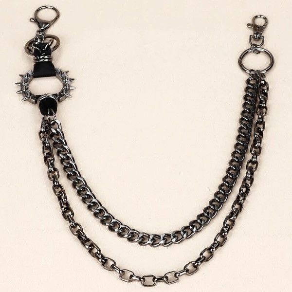 Jewelry Hip-hop Pants Belt Chains Jewelry Accessories Size ONE SIZE - 3 Thumbnail