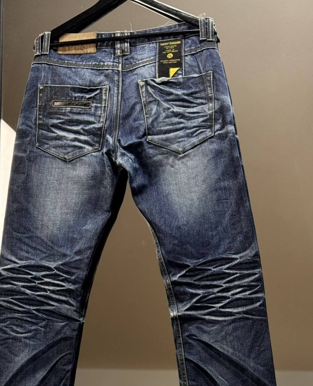 Tornado Mart Takeshy Kurosawa Sequin Logo Denim Pants Vintage Size US 32 / EU 48 - 11 Thumbnail