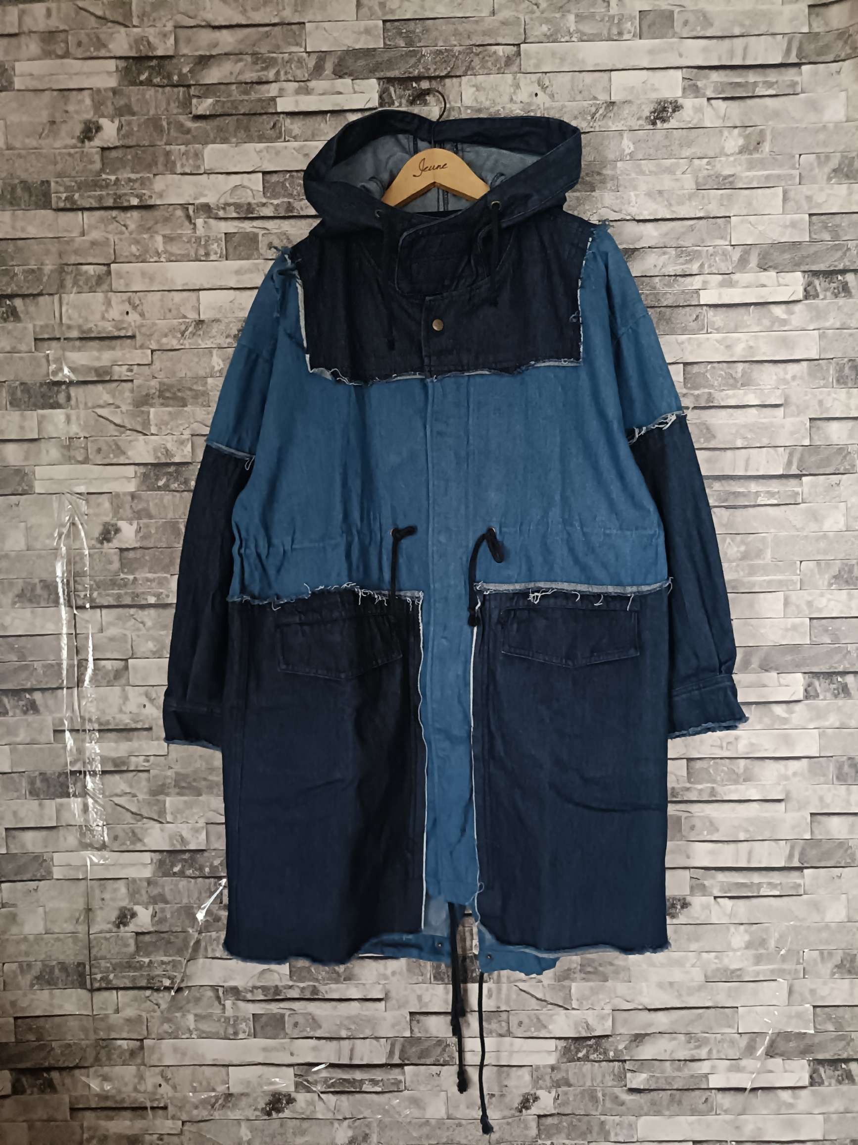 Japanese Brand Rivet & surge patches denim streetwear coat Size US XL / EU 56 / 4 - 1 Thumbnail