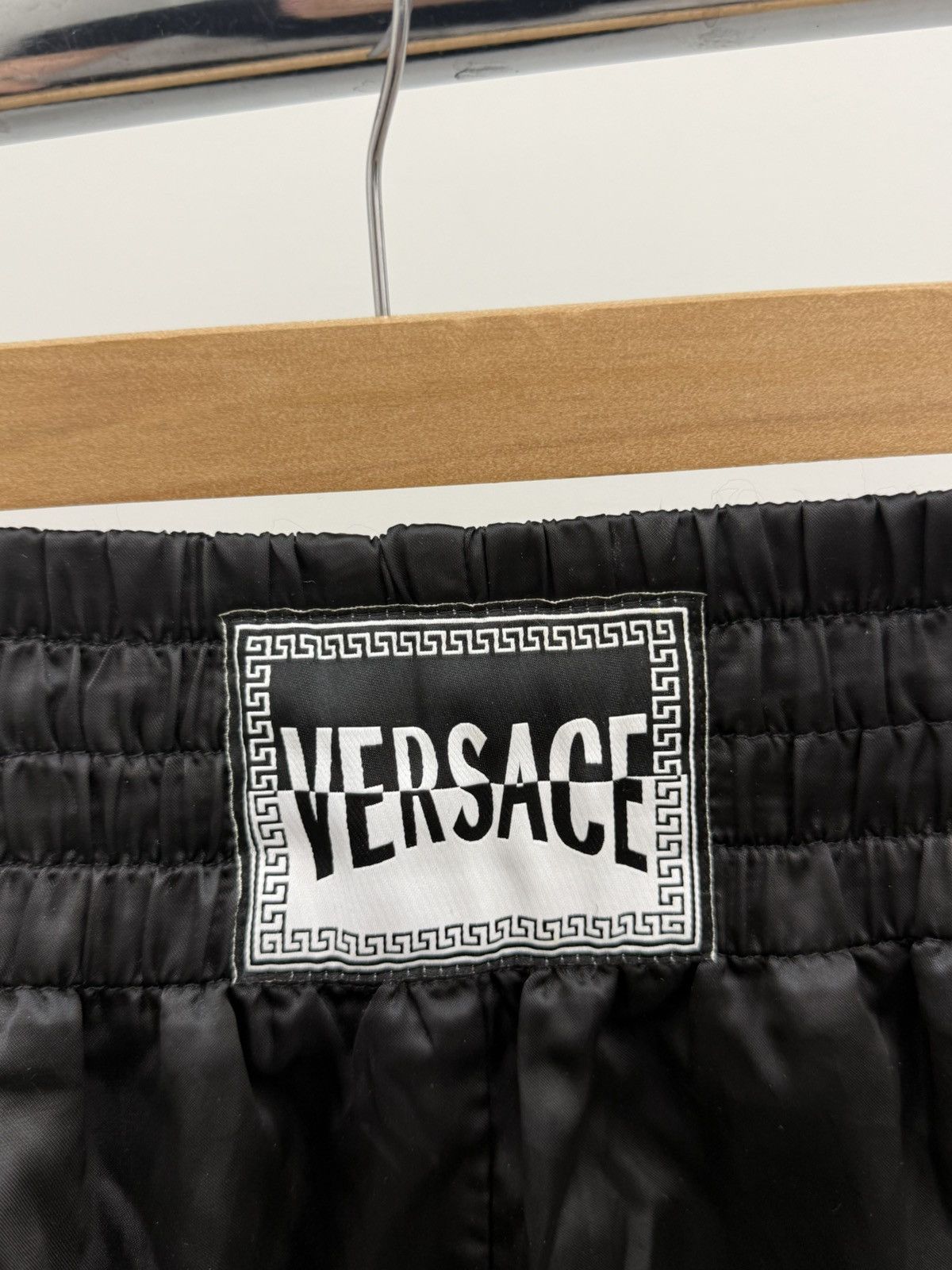 Versace Versace FW19 Runway Satin Boxing Shorts Size US 34 / EU 50 - 4 Thumbnail