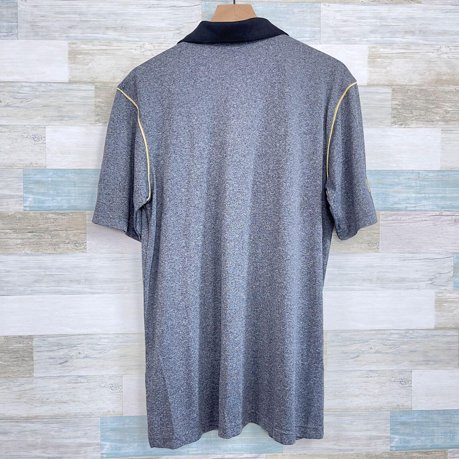 NHL Vegas Golden Knights NHL Polo Shirt Gray Licensed Mens M Size US M / EU 48-50 / 2 - 3 Thumbnail