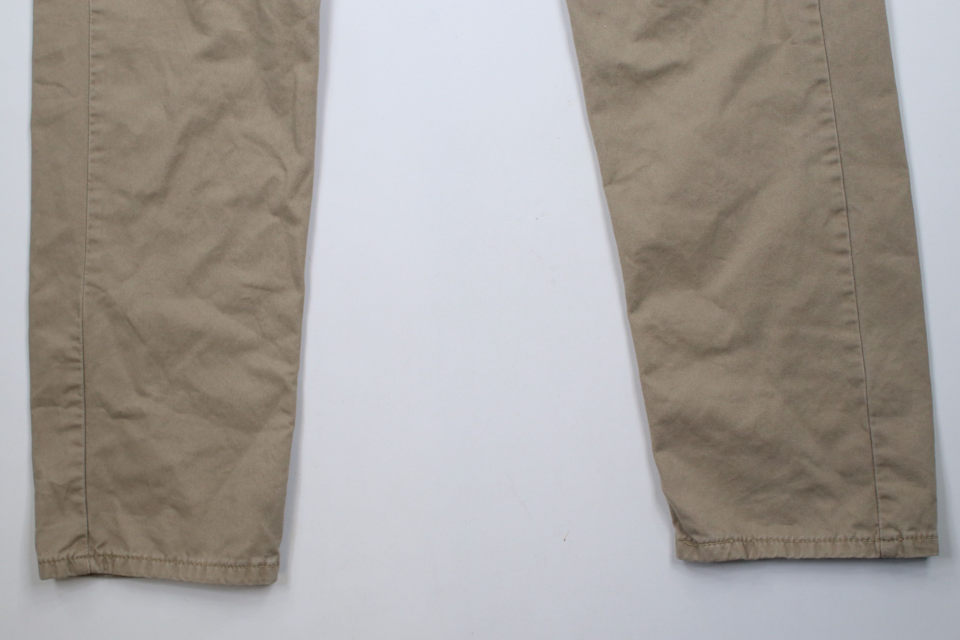 Levi's × Vintage Vintage Y2K Levis 505 Regular Fit Pants Khaki Beige Cotton Size US 36 / EU 52 - 4 Thumbnail