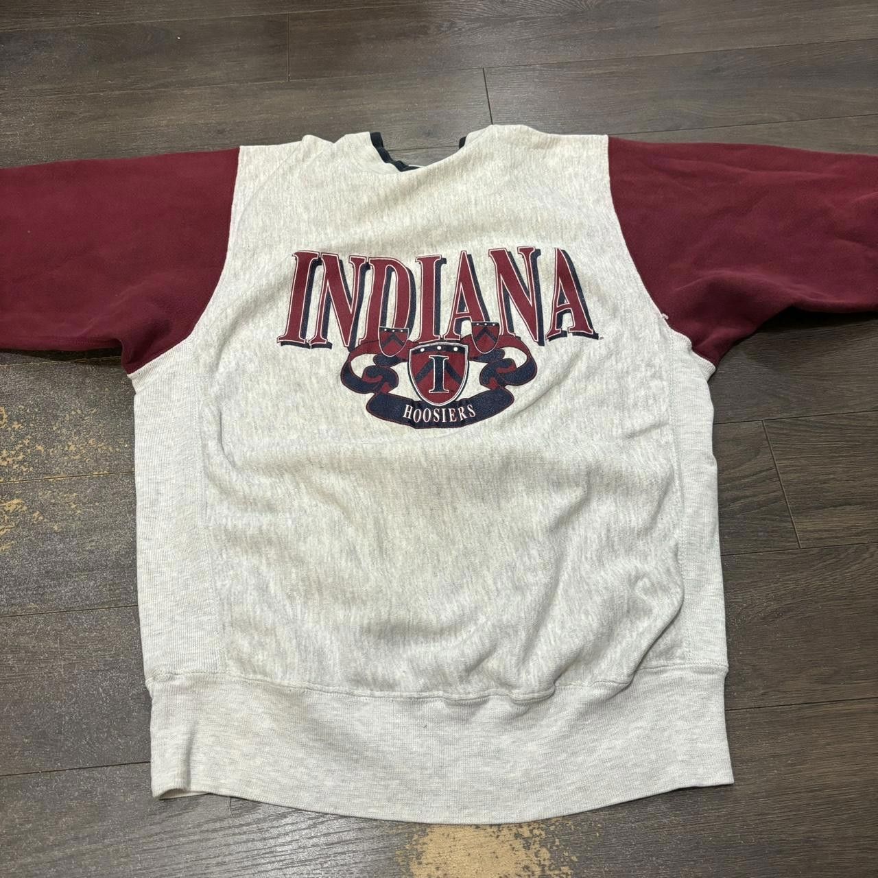 Designer vintage MV pro weave Indiana Hoosiers crewneck sweatshirt Size US L / EU 52-54 / 3 - 4 Thumbnail