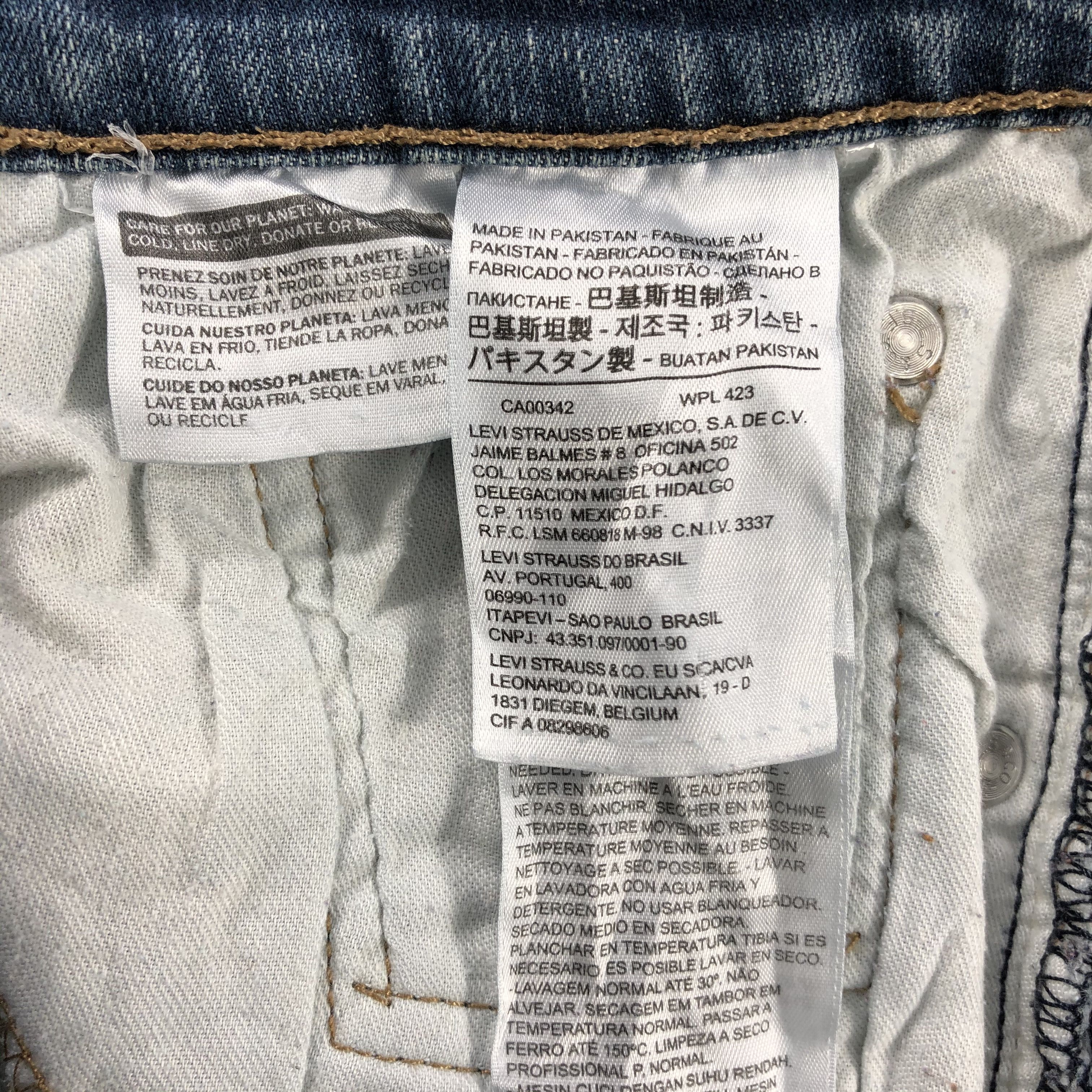 Levi's × Vintage Vintage Blue Wash Levis 513 Jeans-JM1882 Size US 32 / EU 48 - 10 Thumbnail