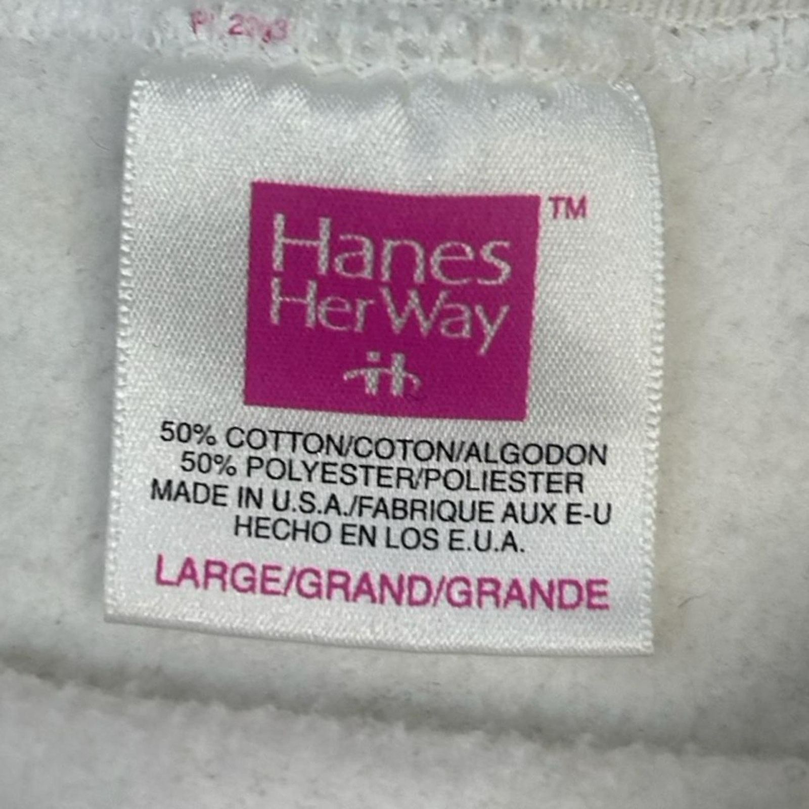 Hanes Vintage crewneck sweatshirt 90s portrait sz L Size L / US 10 / IT 46 - 4 Thumbnail