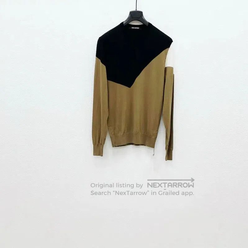 Neil Barrett NeIL BarreTT Color Block Wool Sweater . Size US L / EU 52-54 / 3 - 1 Thumbnail