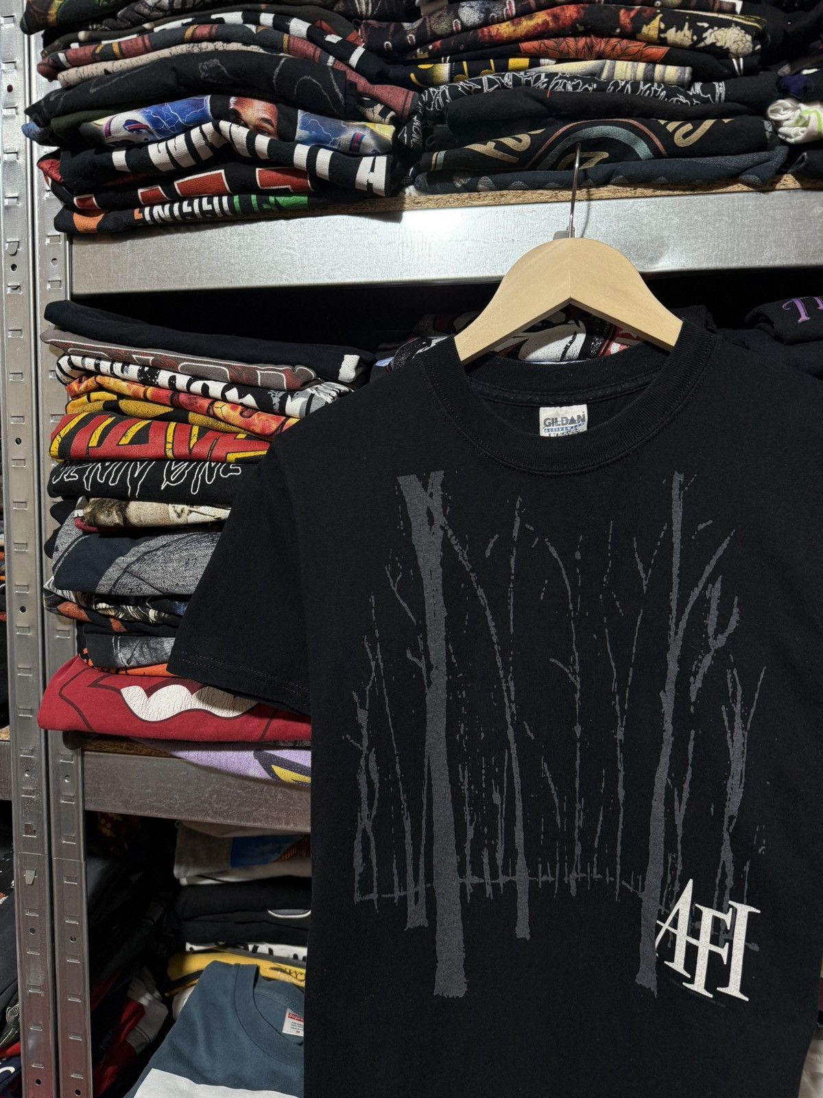 Vintage Vintage 2006 Afi Love Like Winter Tour Band Rock T-Shirt Size US S / EU 44-46 / 1 - 3 Thumbnail