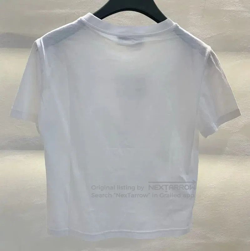 Miu Miu Miu Miu White Cotton Women's T-Shirt . Size XS / US 0-2 / IT 36-38 - 1 Thumbnail