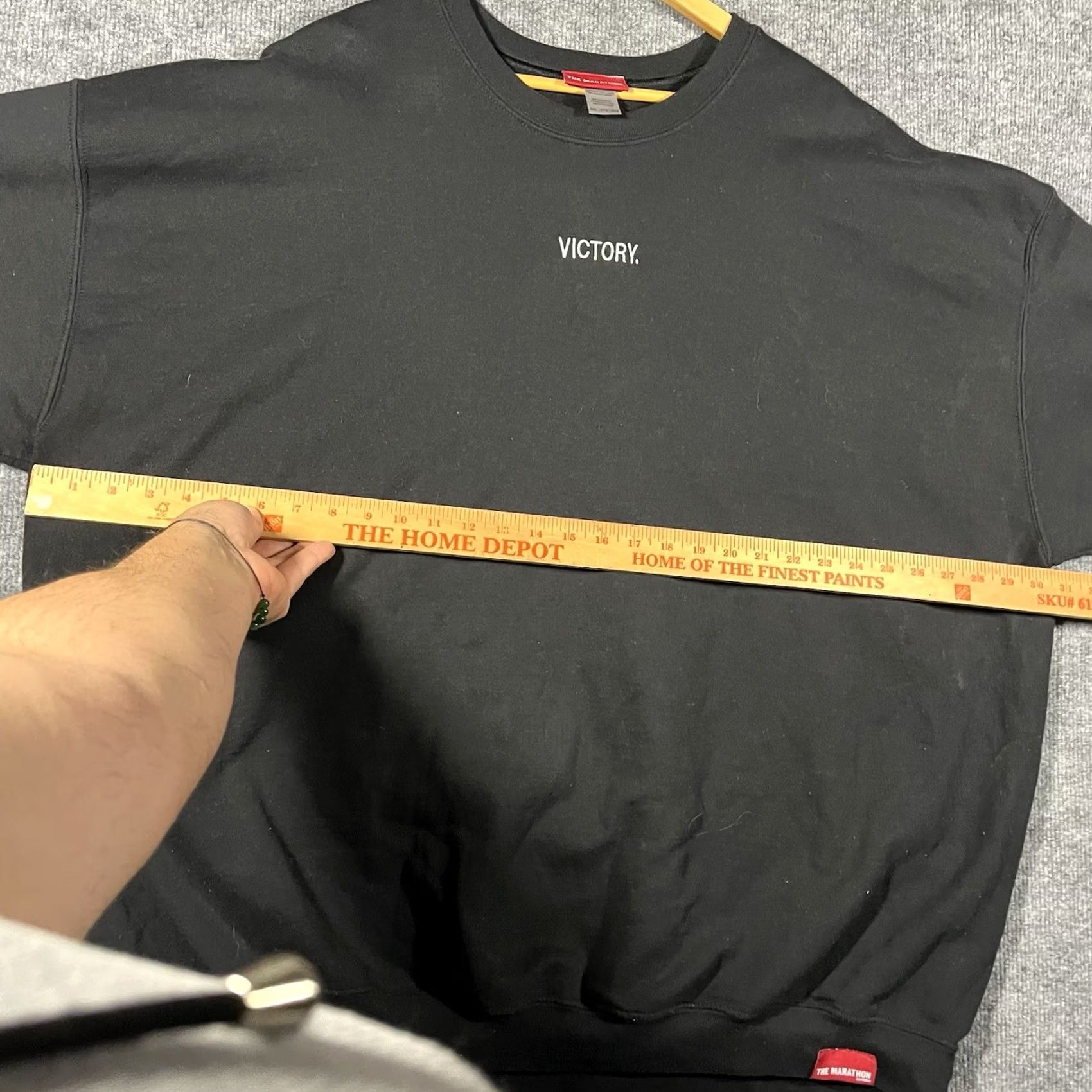 Vintage The Marathon Clothing Shirt Mens 5XL Black Sweatshirt Victory Crenshaw Nipsey Hustle TMC Size US XXL / EU 58 / 5 - 5 Thumbnail