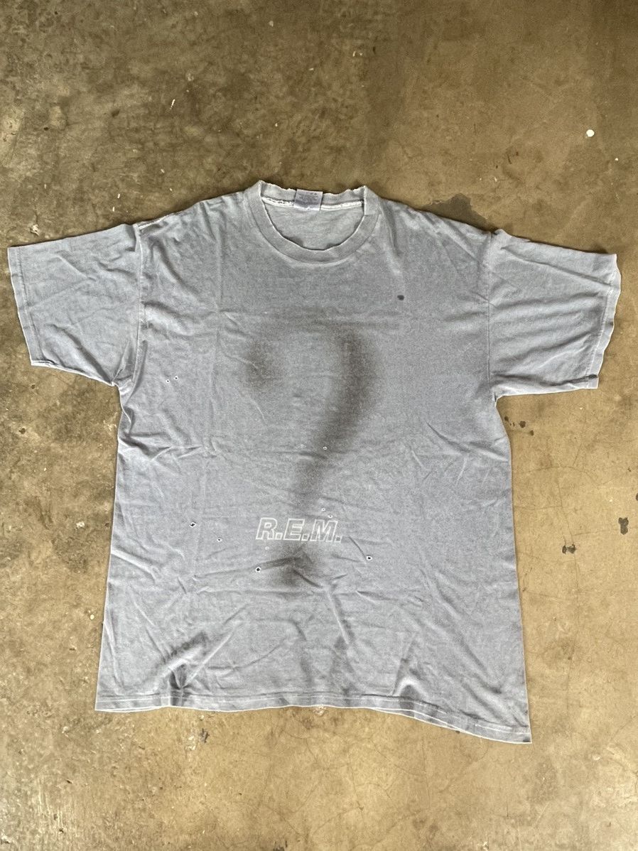 Band Tees × Vintage Vintage 1994 REM Question Mark Nice Man XL Size US XL / EU 56 / 4 - 1 Thumbnail