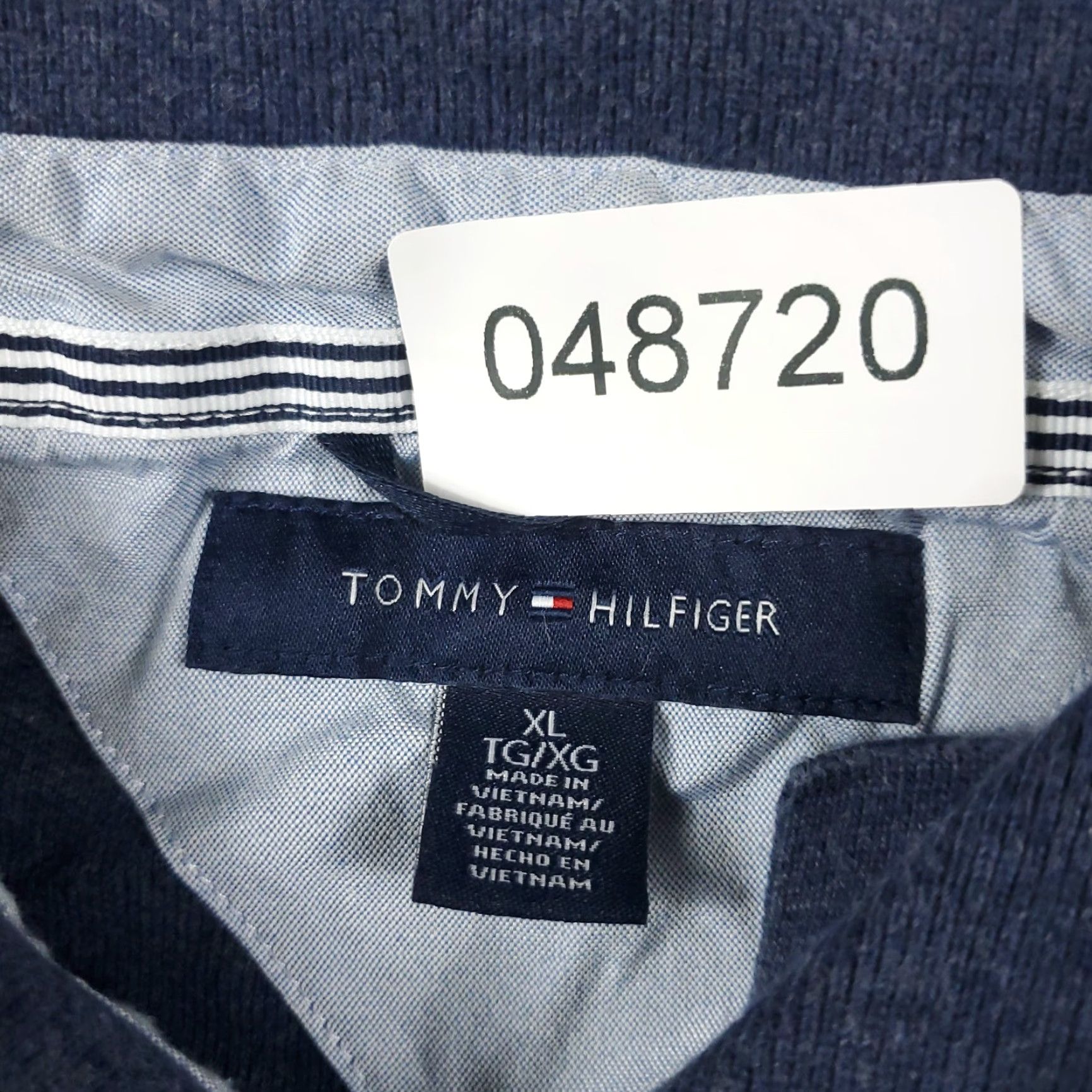 Tommy Hilfiger Tommy Hilfiger Polo Shirt Mens Large Blue Casual Short Sleeve Regular Fit 100% Cotton Preppy Size US L / EU 52-54 / 3 - 6 Thumbnail