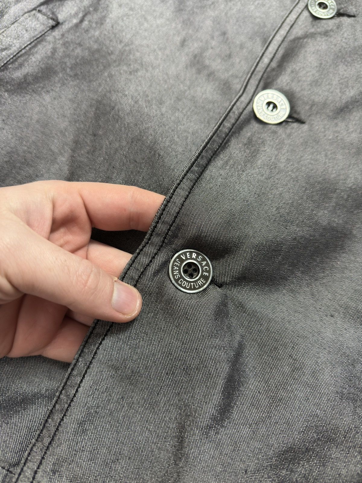 Versace Jeans Couture Vintage Versace Jeans Couture Archival Work Jacket Italy Size US XL / EU 56 / 4 - 6 Thumbnail