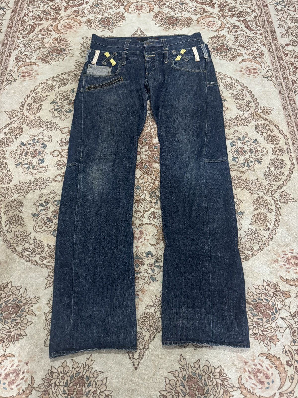 If Six Was Nine × Japanese Brand × Vintage Vintage Dominate Handcrafted Double Waist Jeans Size US 32 / EU 48 - 1 Thumbnail