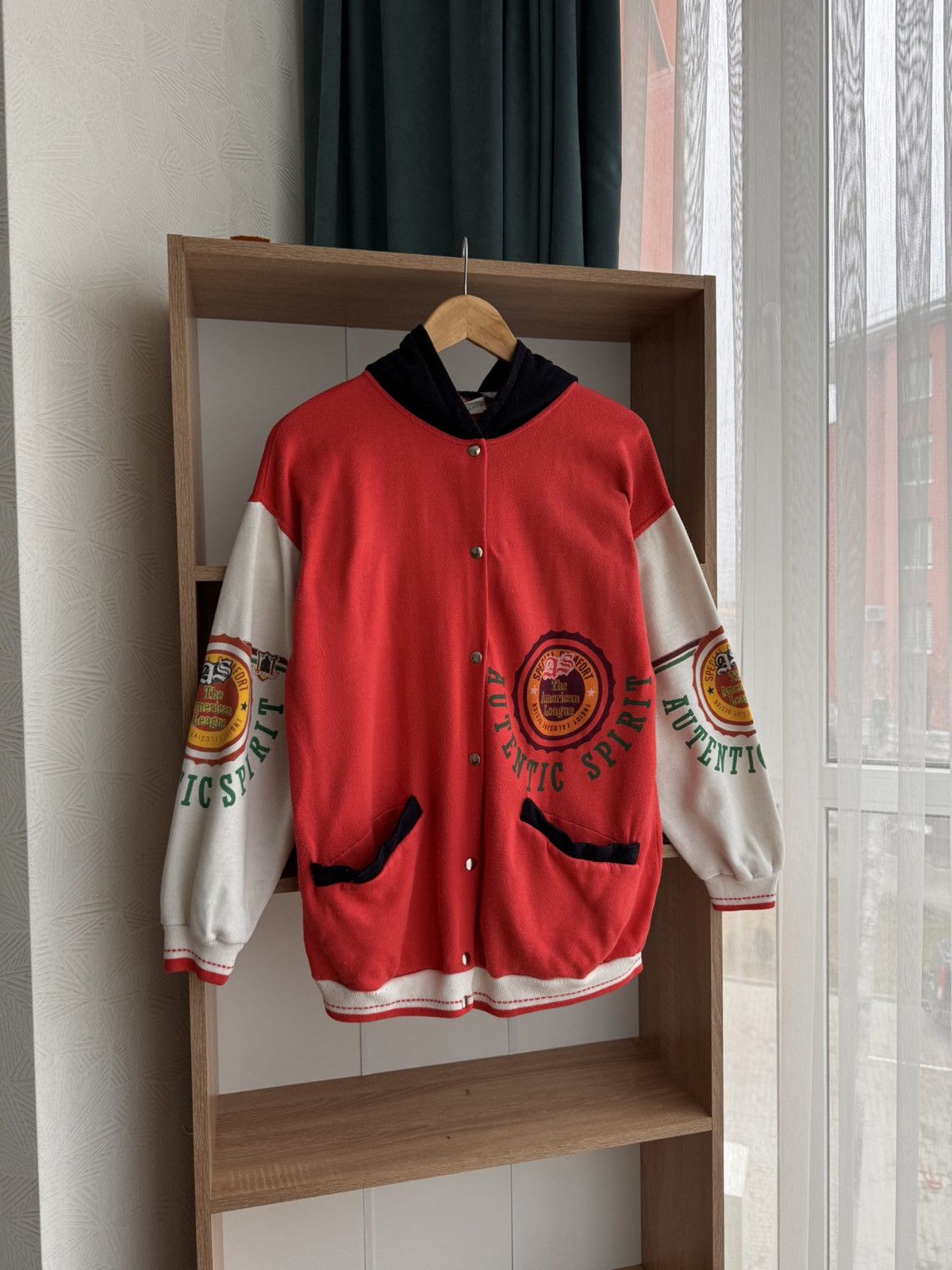 NBA × Vintage Vintage New York Mets Authentic Spirit Button Hoodie Size US L / EU 52-54 / 3 - 10 Thumbnail