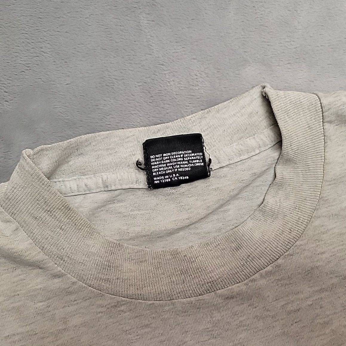 Fruit Of The Loom VTG Motorcycle Shirt Men XL Gray Forever Biker Made In The USA Single Stitch Tee Shirt Mens XL Gray Motorcycle Forever Biker Made In USA Tee Size US XL / EU 56 / 4 - 5 Thumbnail