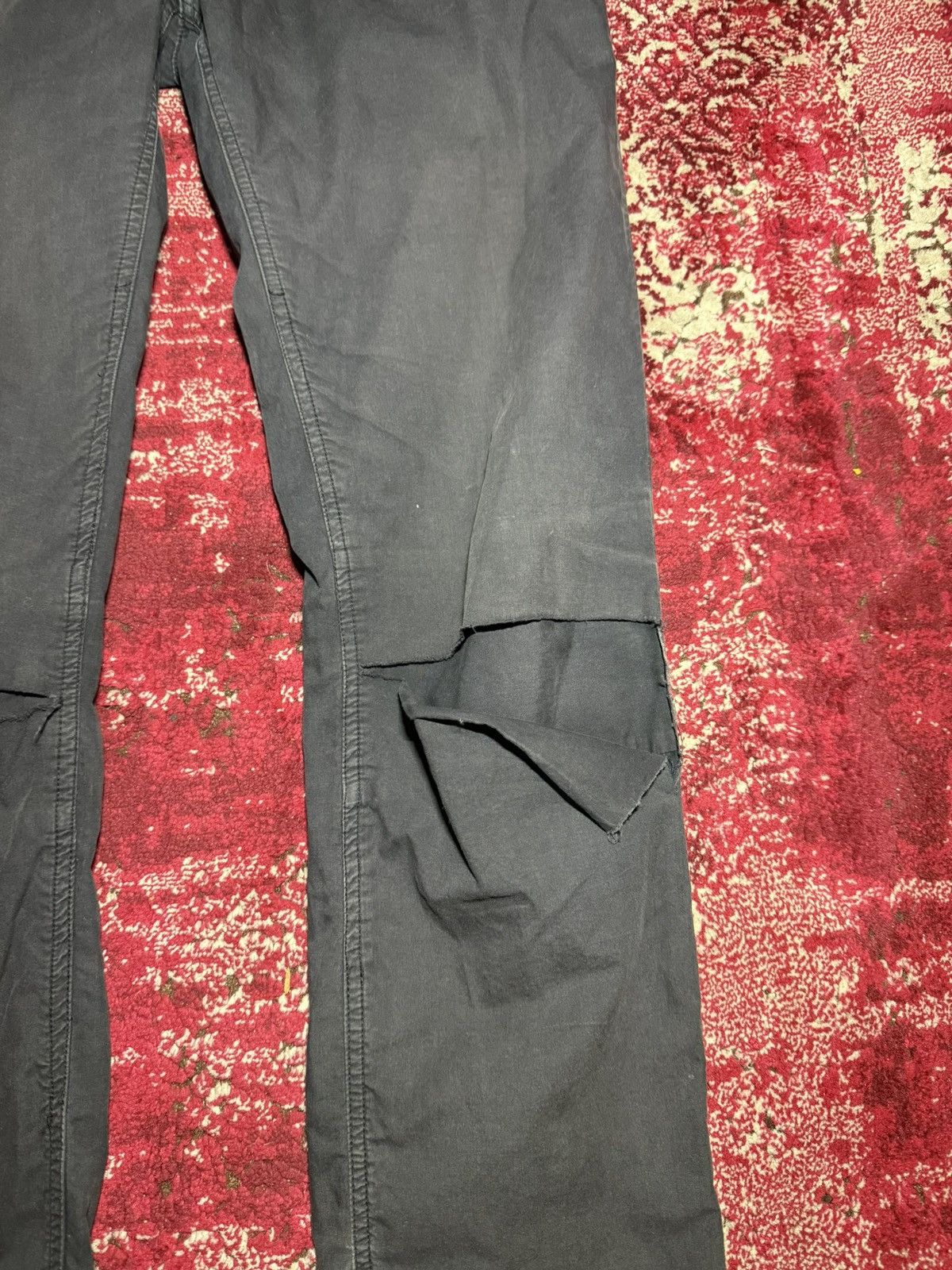 Raf Simons RAF Simon's AW2001-2002 Riot Riot Riot distressed pants Size US 28 / EU 44 - 5 Thumbnail