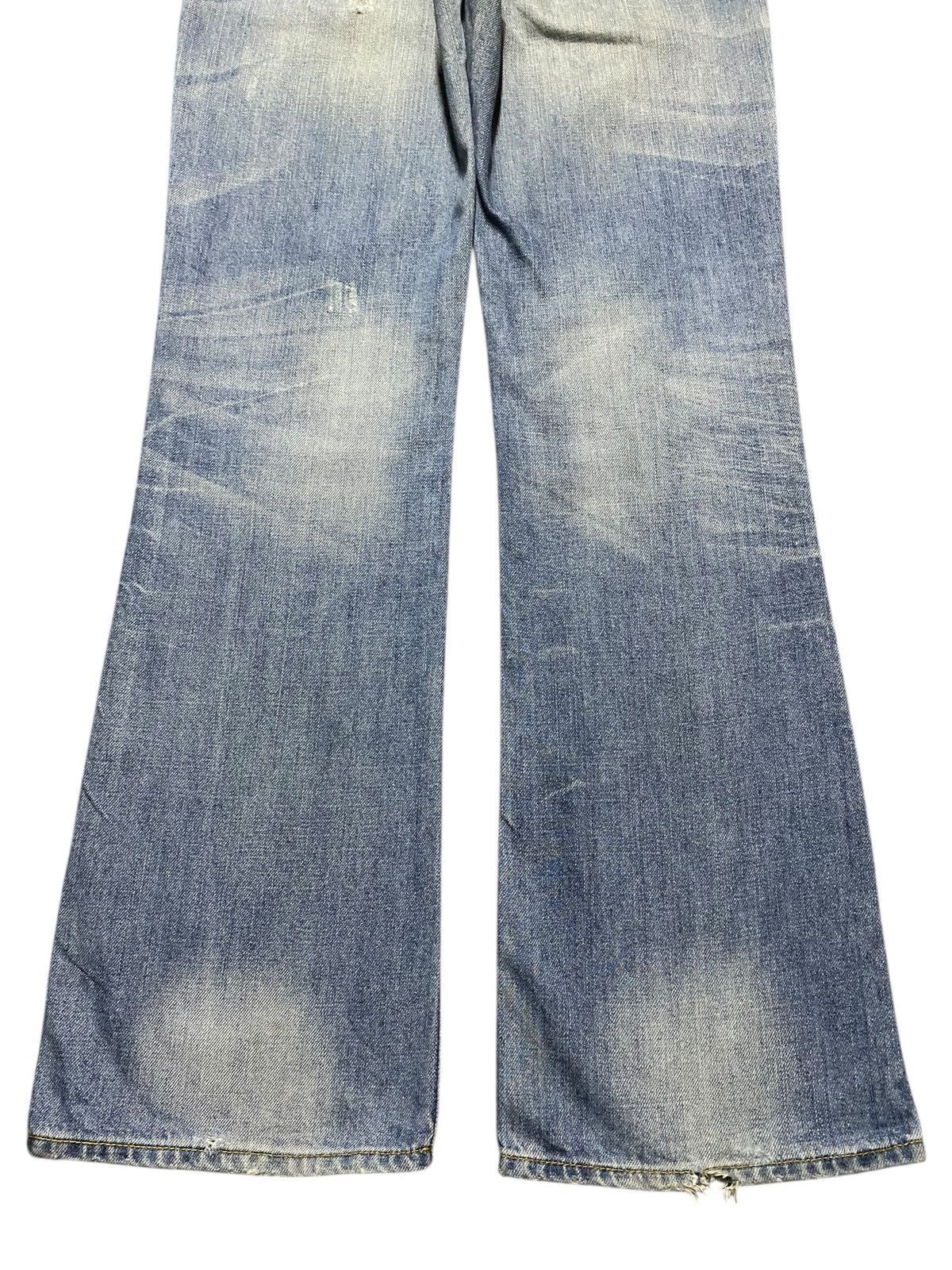 Vintage Gap 1969 Faded wash Distressed Flare Jeans