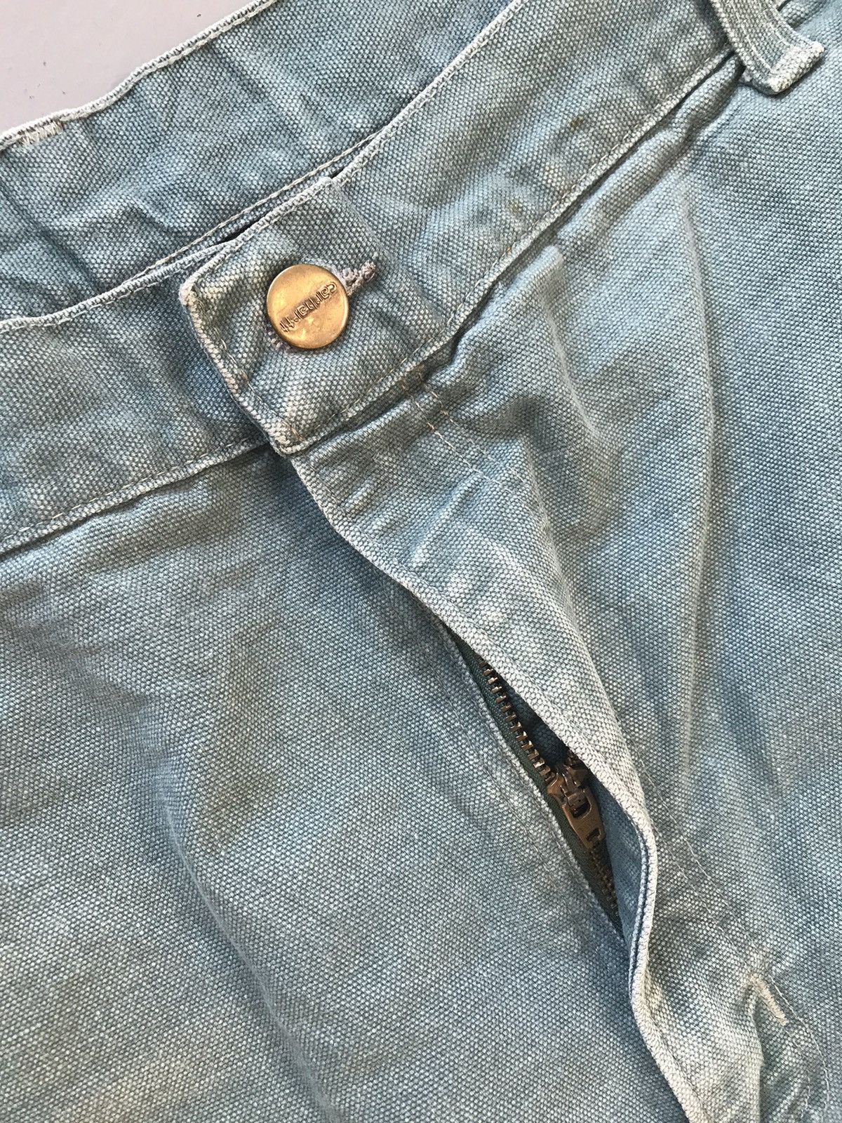 Carhartt × Vintage Vintage Carharttt WU1935 Carpenter jort Size US 39 - 3 Thumbnail