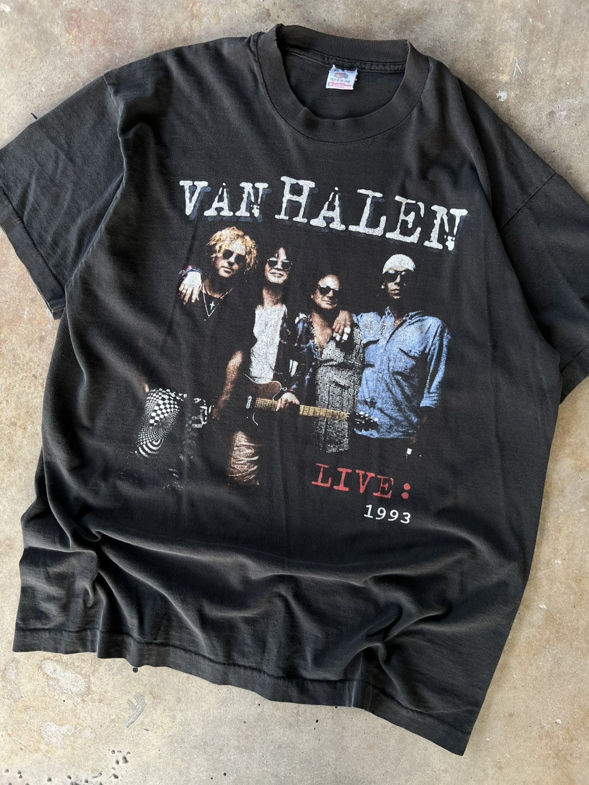Band Tees Vintage 90’s Van Halen Rock Tour Band T Shirt Size US XL / EU 56 / 4 - 1 Thumbnail