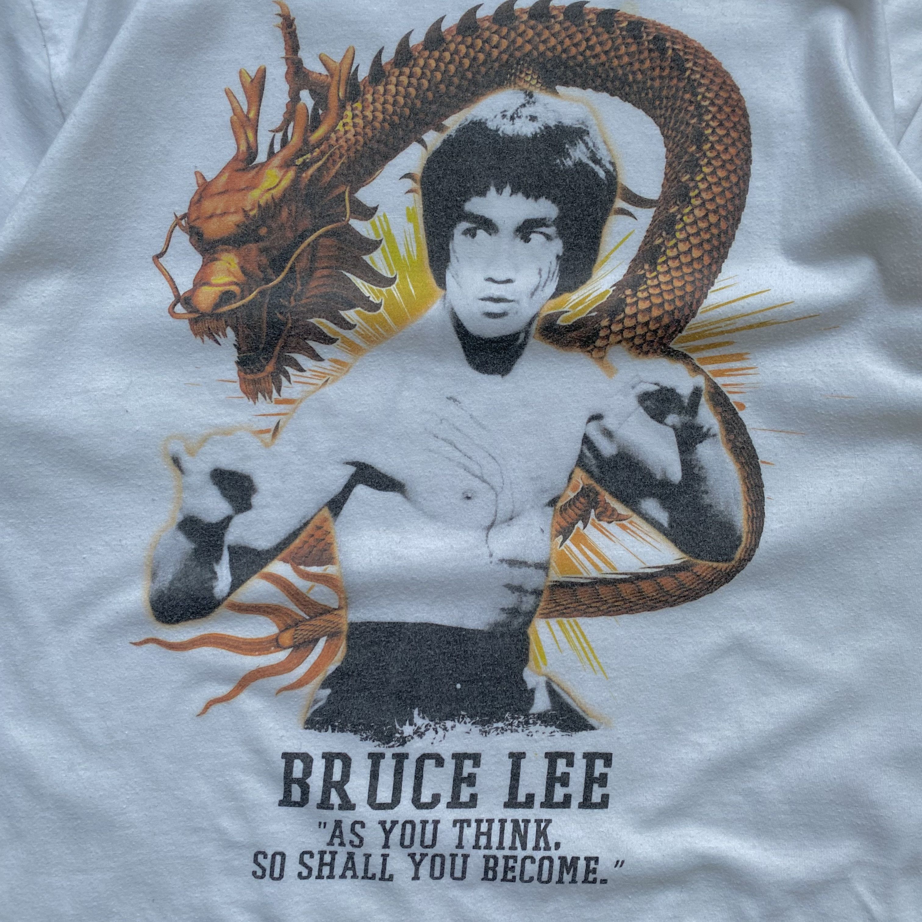 Japanese Brand 🐉 Bruce Lee Vintage Retro 90's “The Dragon” Tee Size US S / EU 44-46 / 1 - 4 Thumbnail