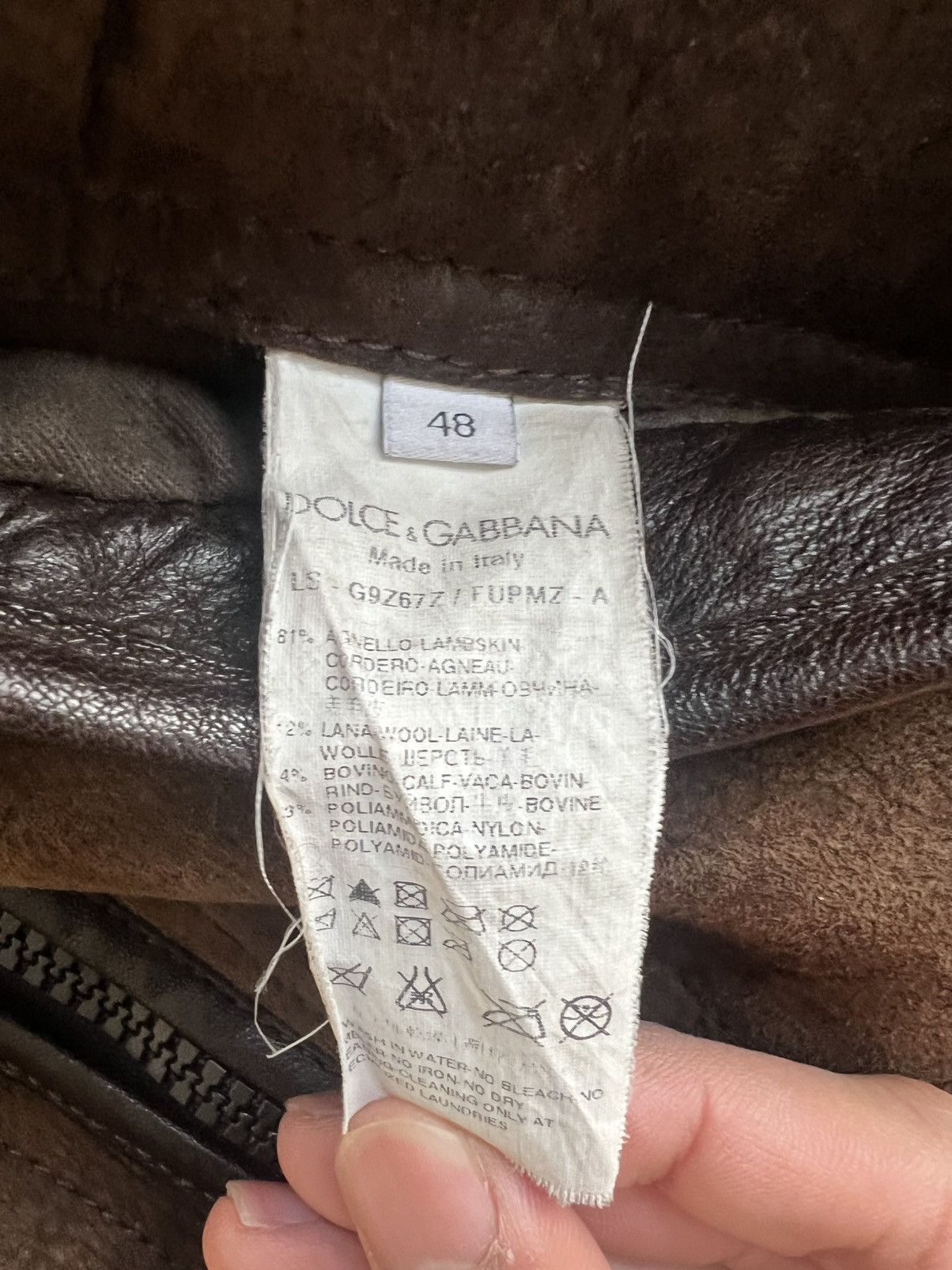 Dolce & Gabbana Dolce & Gabbana Shearling Sheepskin Jacket (IT48) Size US M / EU 48-50 / 2 - 5 Thumbnail