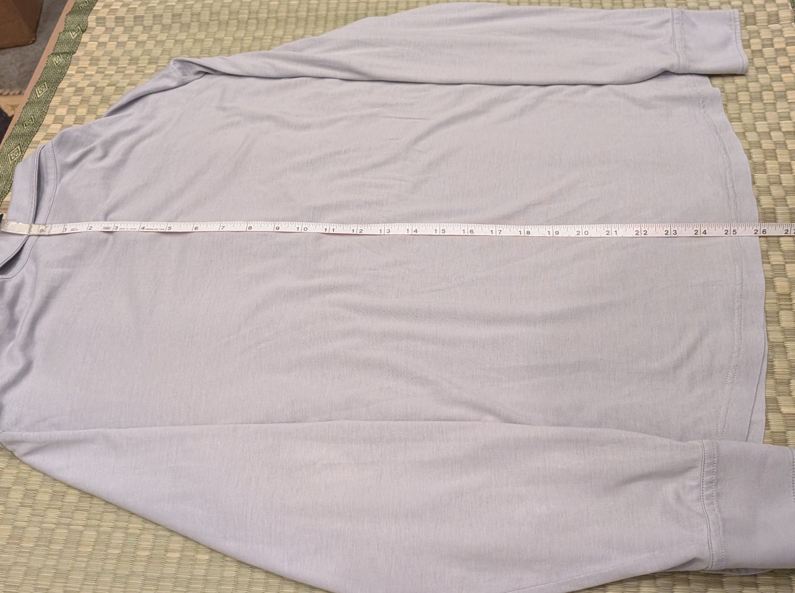 Other Luca Faloni Silk Cotton Long Sleeve Polo Gray Made in Italy Size US L / EU 52-54 / 3 - 6 Thumbnail