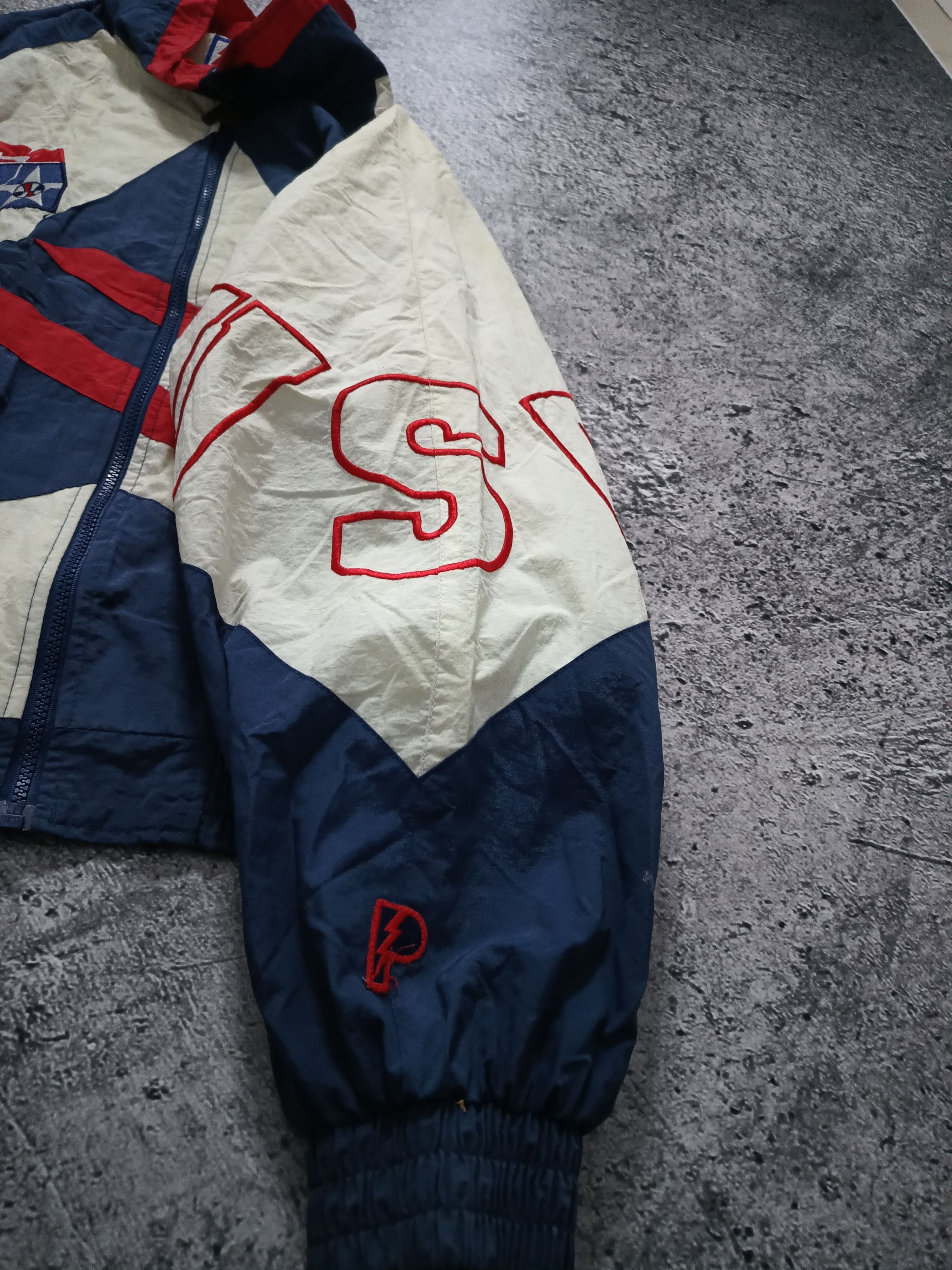 Pro Player × USA Olympics × Vintage Vintage 90s USA basketball windbreaker Size US L / EU 52-54 / 3 - 3 Thumbnail