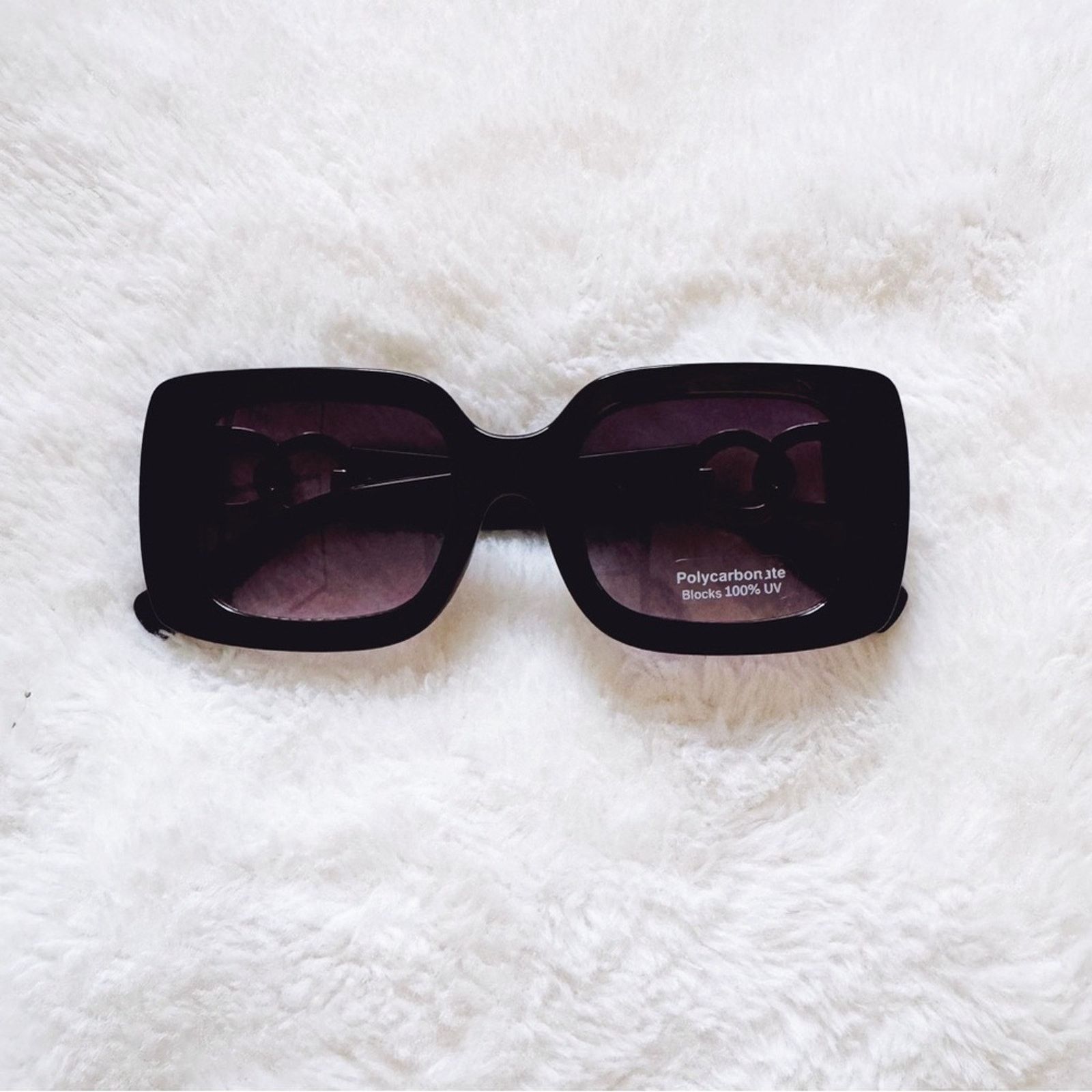 Other Camille Black Oversized Square Sunglasses Size ONE SIZE - 1 Thumbnail