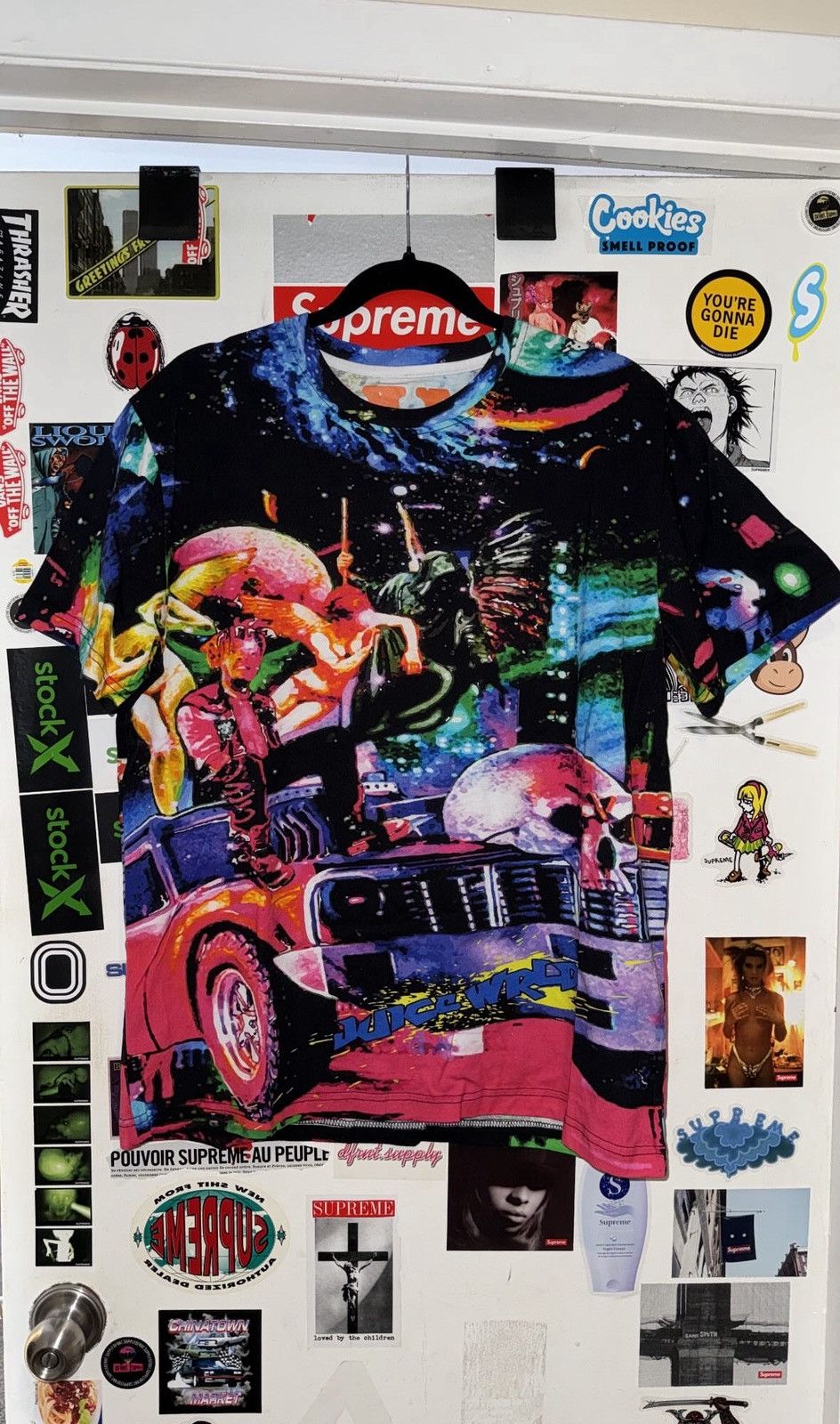 Vlone Juice Wrld x Vlone Cosmic T-shirt Size US L / EU 52-54 / 3 - 1 Thumbnail