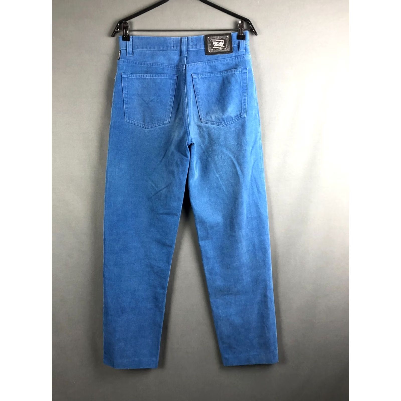 Versace Jeans Couture Versace Jeans Couture Jeans Denim Blue Women Size 34 48 Regular 100% Cotton Pockets Logo Patch Classic Vintage: No Size 24" / US 00 / IT 34 - 3 Thumbnail