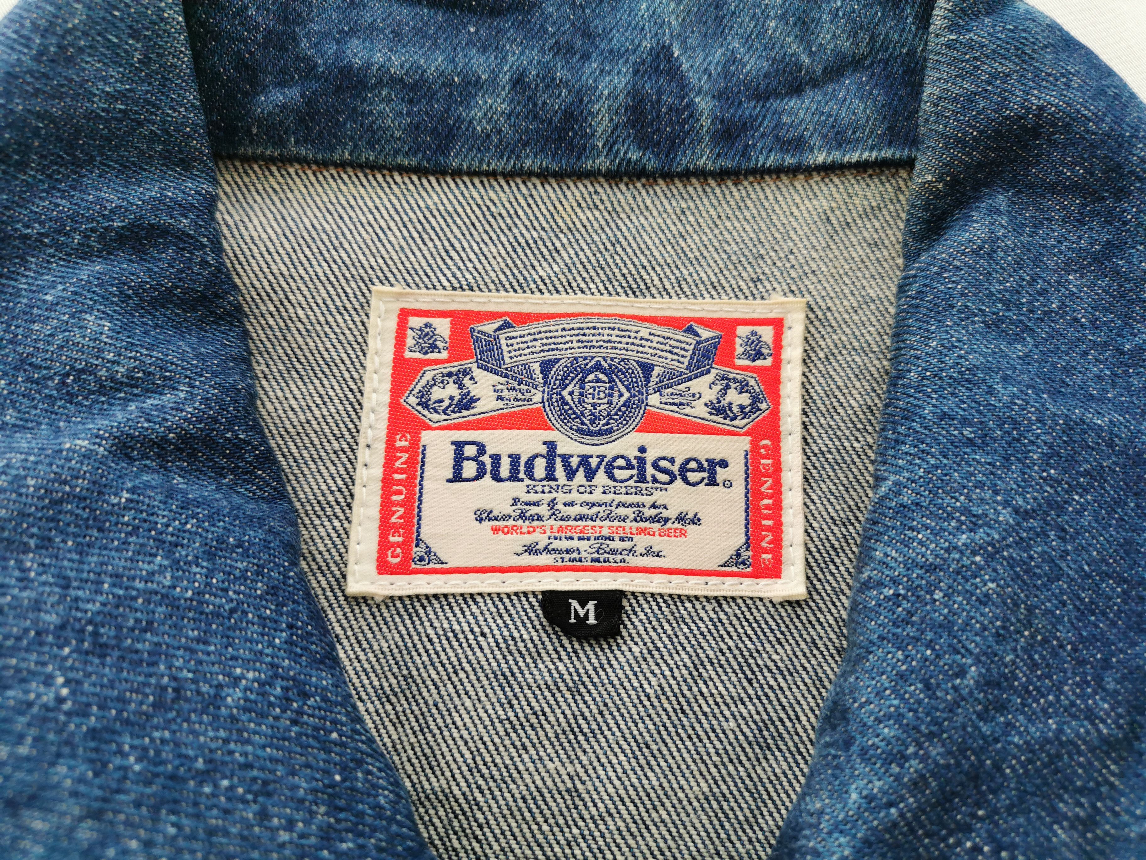Budweiser Vintage 90's Budweiser Denim Jacket Size M Size US M / EU 48-50 / 2 - 4 Thumbnail