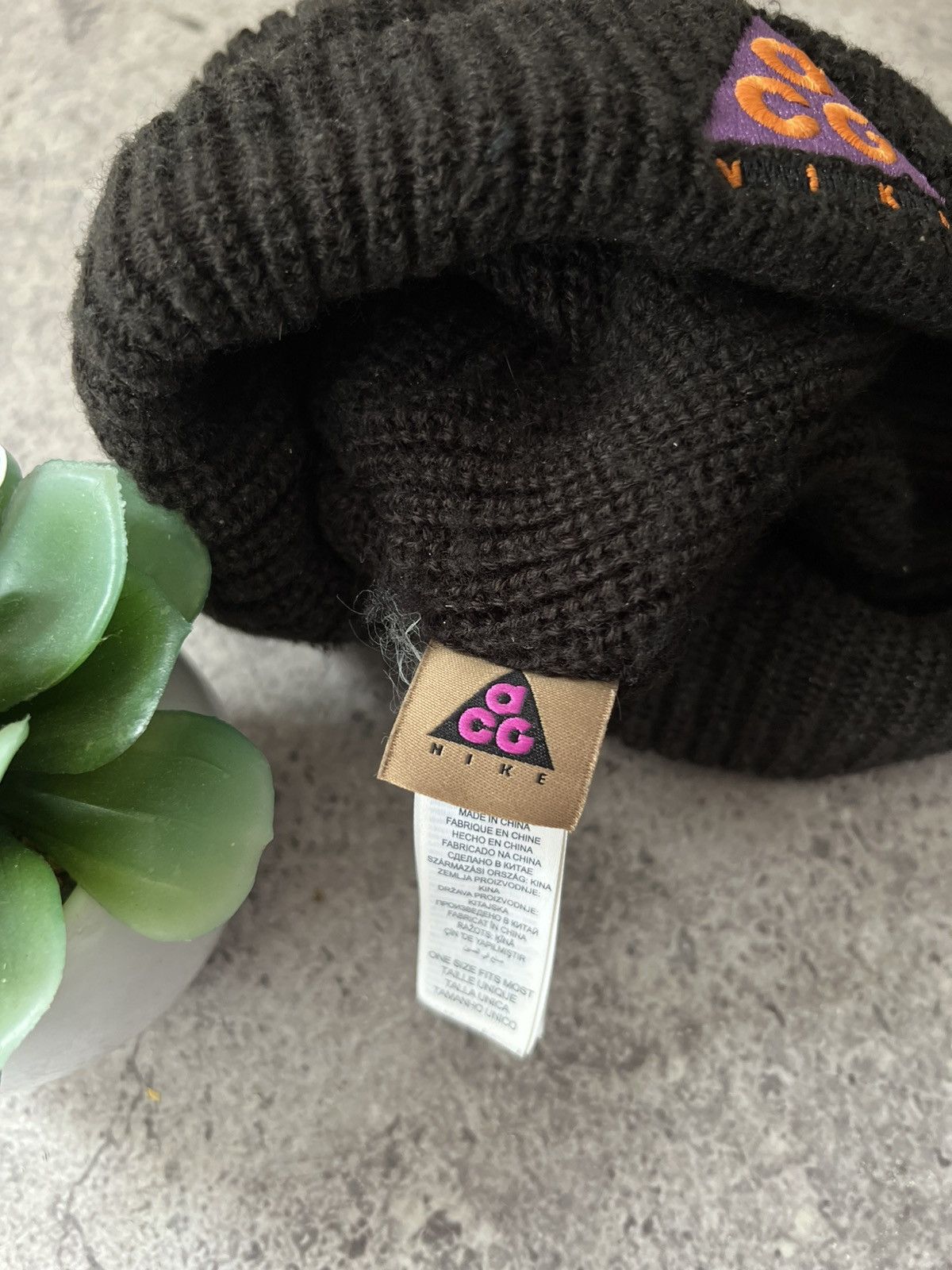 Nike Nike ACG vintage fleece beanie hat outdoor Size ONE SIZE - 3 Thumbnail