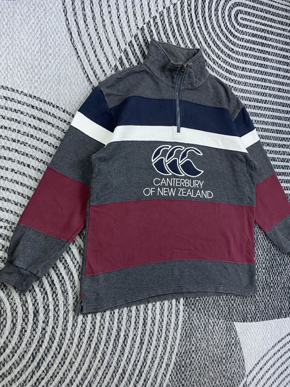 Canterbury of New Zealand Vtg Canterbury Of New Zealand Pull Over Zipper Sweatshirt Size US M / EU 48-50 / 2 - 3 Thumbnail