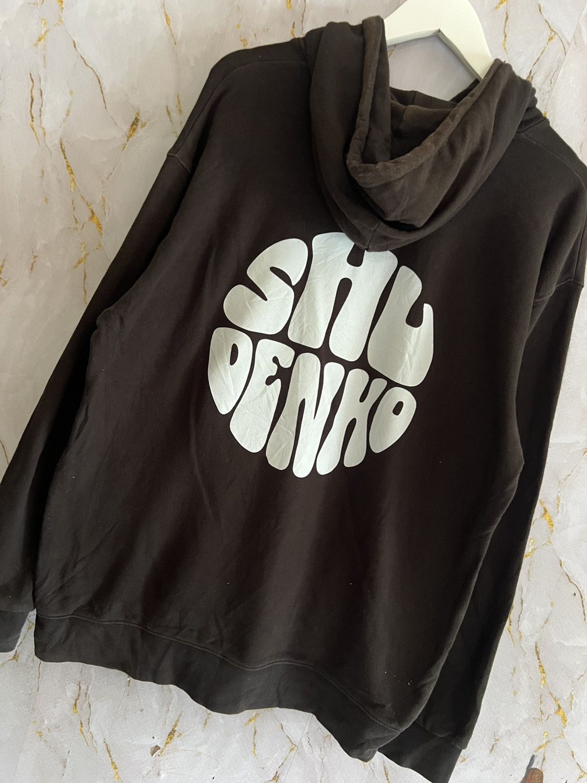 Japanese Brand 🔥 SHU DENKO HOODIE – JAPAN STREET CHAOS 🔥 Size US XXL / EU 58 / 5 - 6 Thumbnail