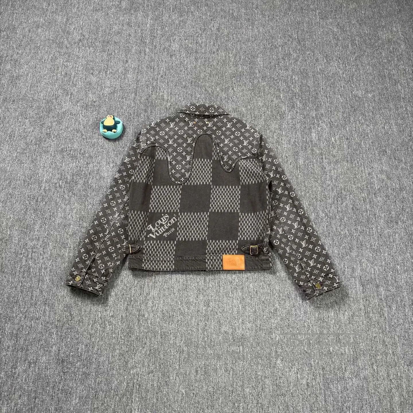 Louis Vuitton LV Nigo Collaboration Black Denim Jacket. Size US M / EU 48-50 / 2 - 2 Thumbnail