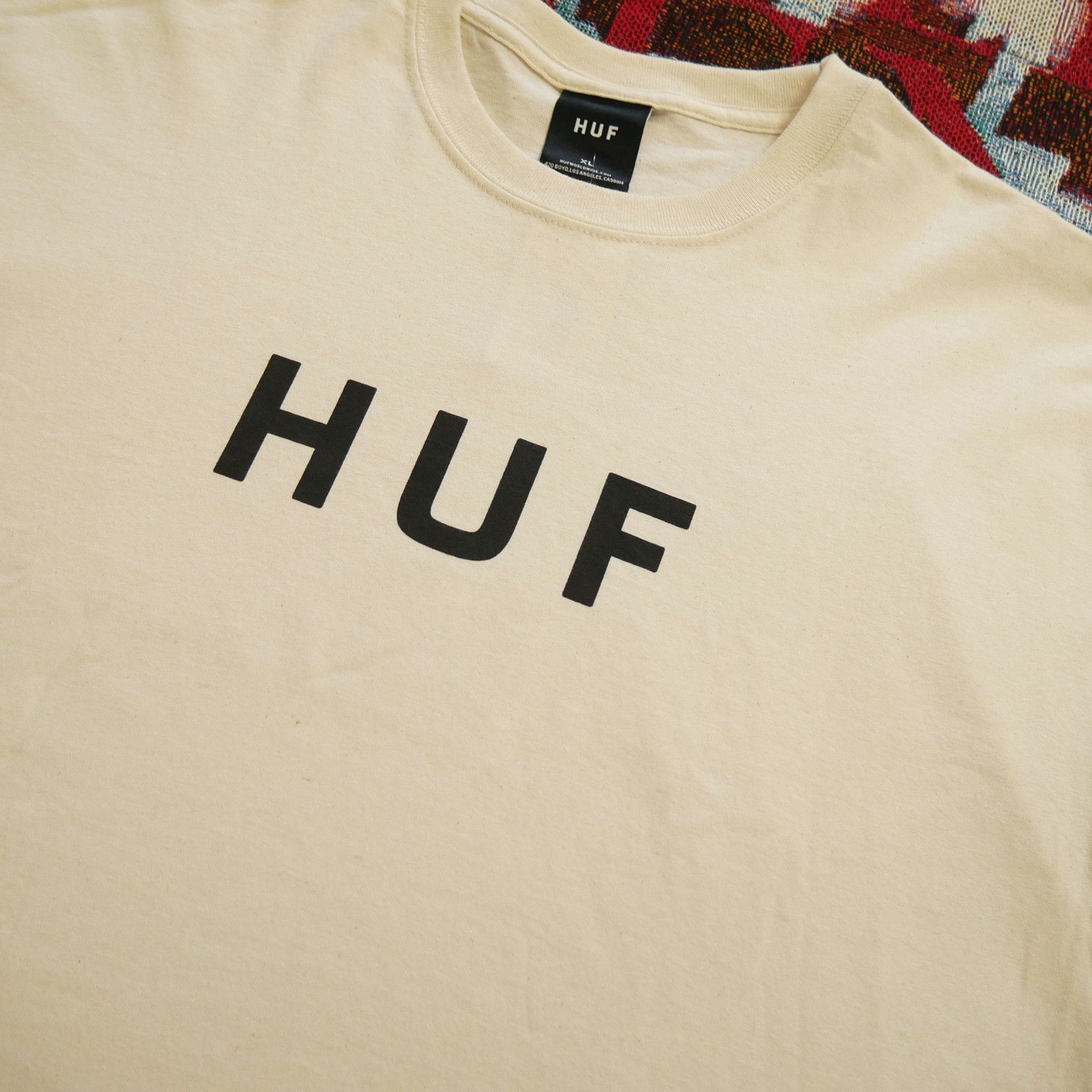 Huf Huf Essentials OG Logo Tee Size US XL / EU 56 / 4 - 2 Thumbnail