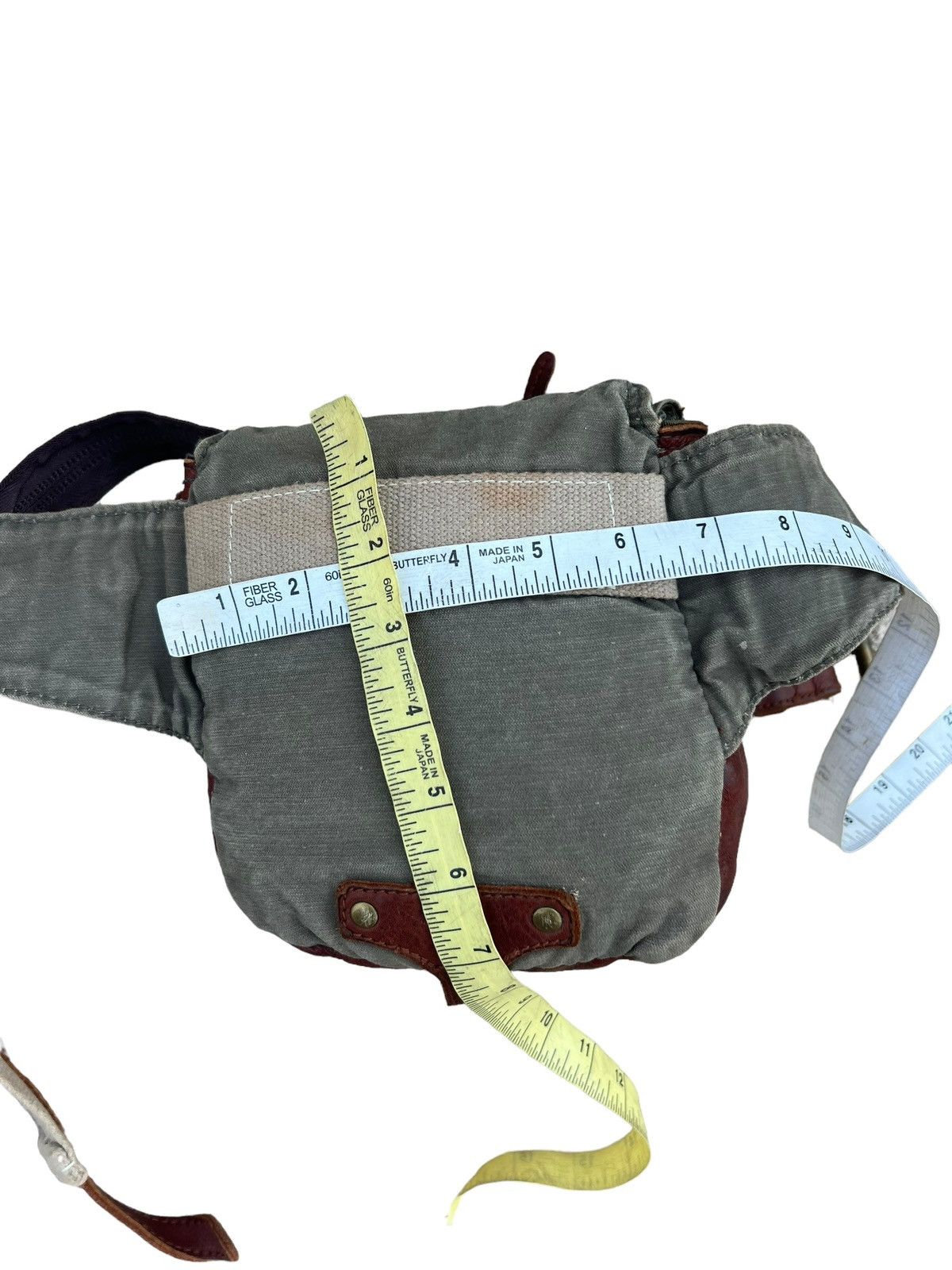 Leather Vintage Tough JeansSmith Military Surplus Patina Leather Bag Size ONE SIZE - 25 Thumbnail