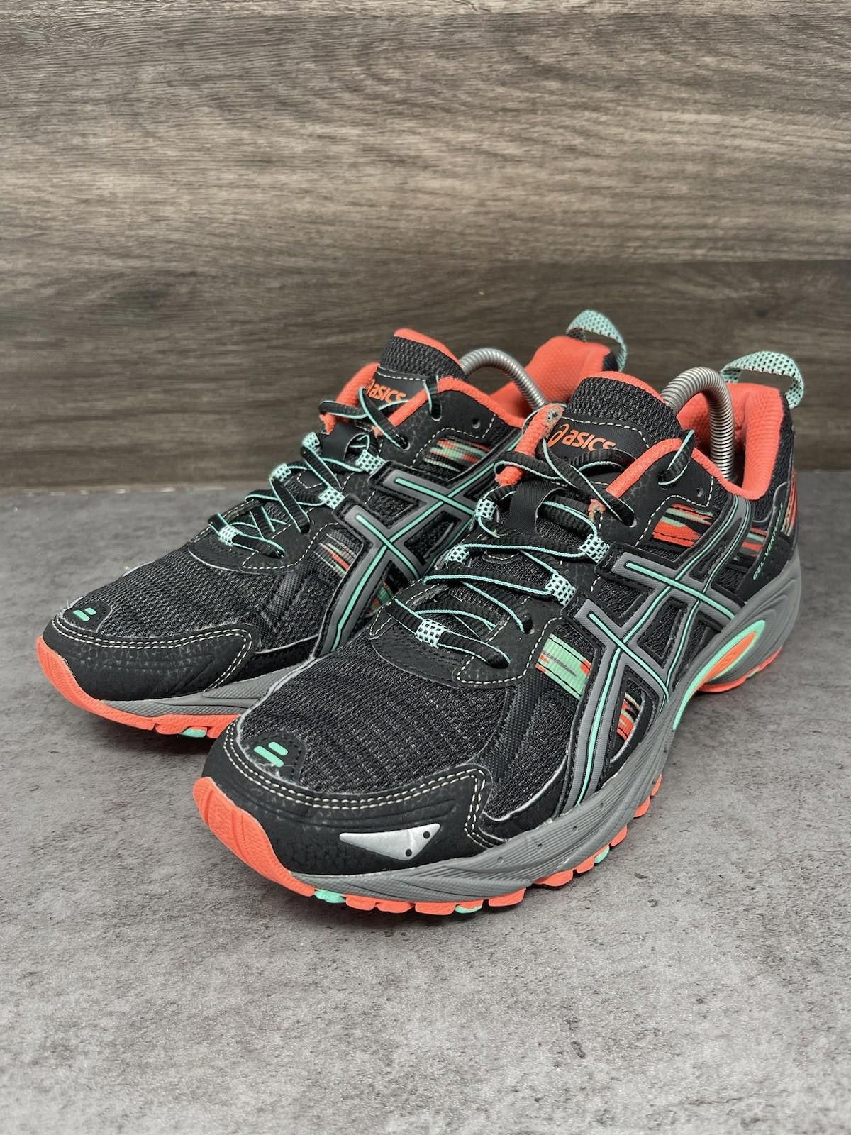 Asics Asics Gel Venture 5 Running Shoes Womens Size 9 Black Pink Size US 9 / IT 39 - 2 Thumbnail