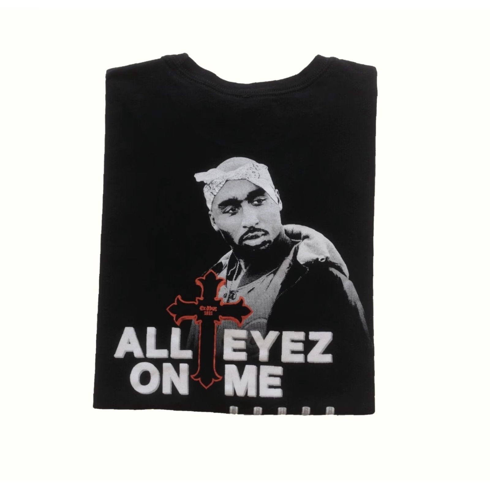 Vintage VINTAGE 2PAC ALL EYEZ ON ME ALIZE LIQUOR VTG 90s Y2K BLACK RAP T SHIRT MENs SZ XL Size US XL / EU 56 / 4 - 2 Thumbnail