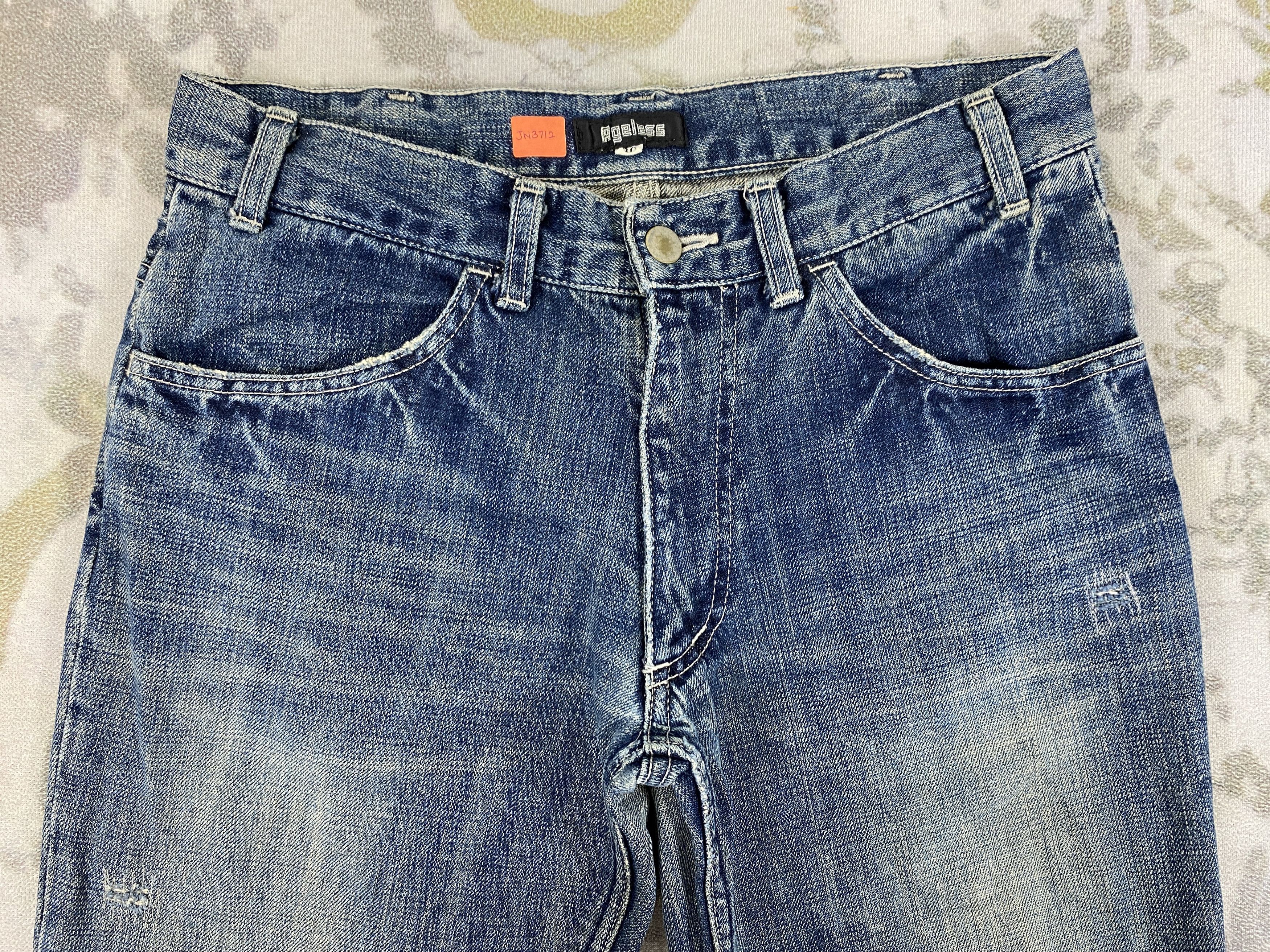 Hysteric Glamour Distressed Vintage Ageless Flare Jeans 30x29 Denim- JN3712 Size US 30 / EU 46 - 3 Thumbnail