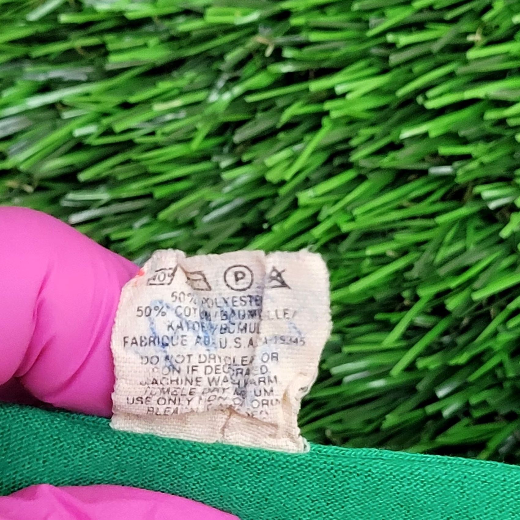 Vintage VINTAGE Screen-Stars Shirt Womens 2XL Crew Neck Short Sleeve Green 90s Graphic Tee USA-made Size XXL / US 16-18 / IT 52-54 - 6 Thumbnail