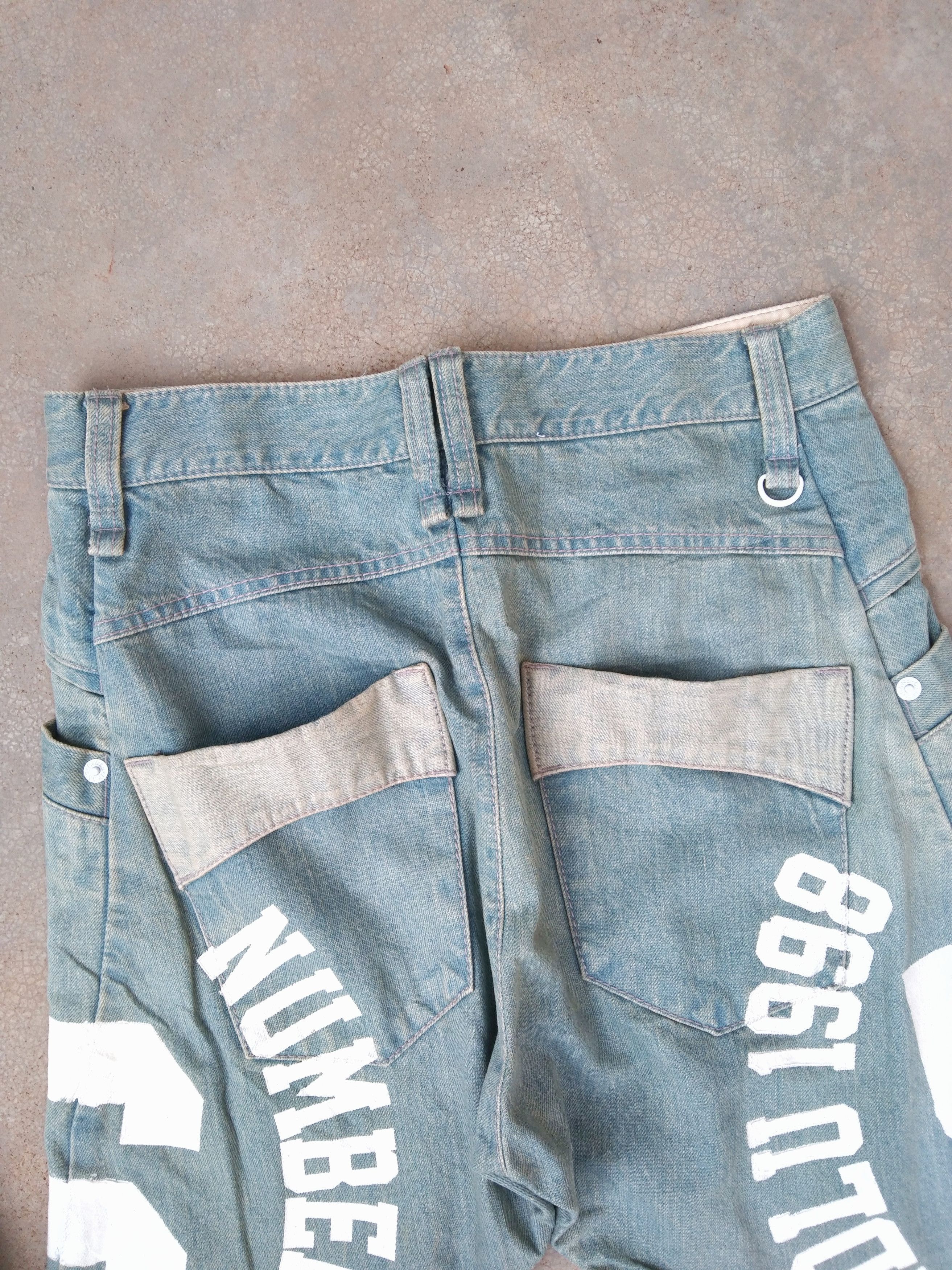 Japanese Brand Vintage Co&Lu Curve Leg High Rise Retro Punk Jeans Size US 30 / EU 46 - 4 Thumbnail