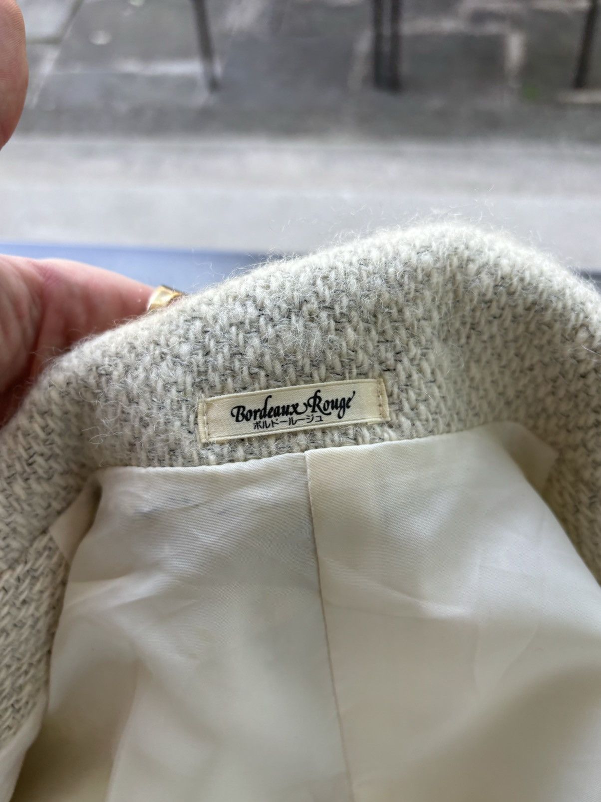 Japanese Brand × Vintage Vintage Bordeaux Rouge Blazer Japan Wool Mohair Sports Coat Size XS / US 0-2 / IT 36-38 - 6 Thumbnail