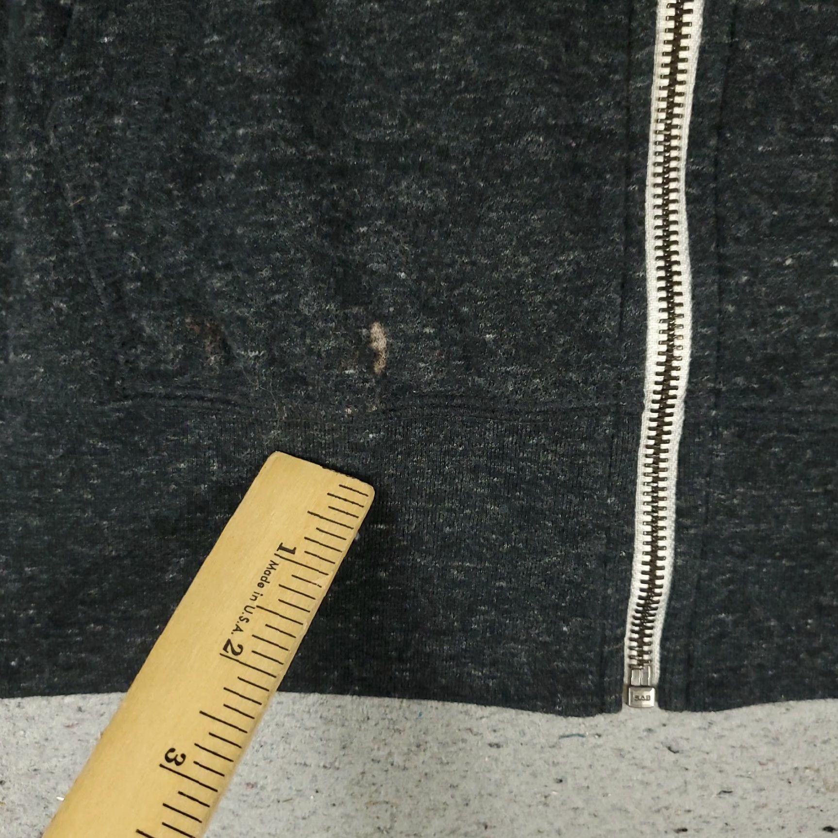 Nike Nike Hoodie Womens Medium Gray Swoosh Full Zip Sweatshirt (Vintage: No) Size M / US 6-8 / IT 42-44 - 4 Thumbnail