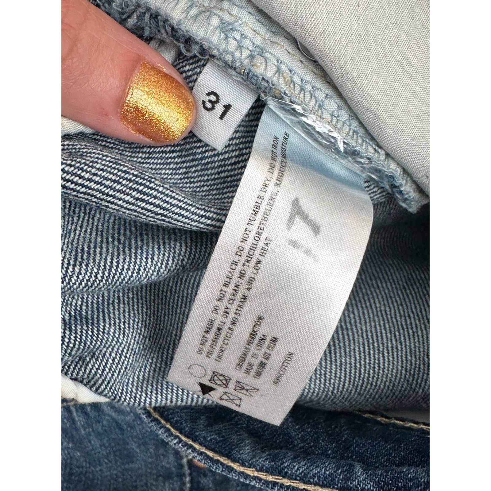 Stampd Stampd blue distressed straight leg jeans size 31 Size US 31 - 4 Thumbnail