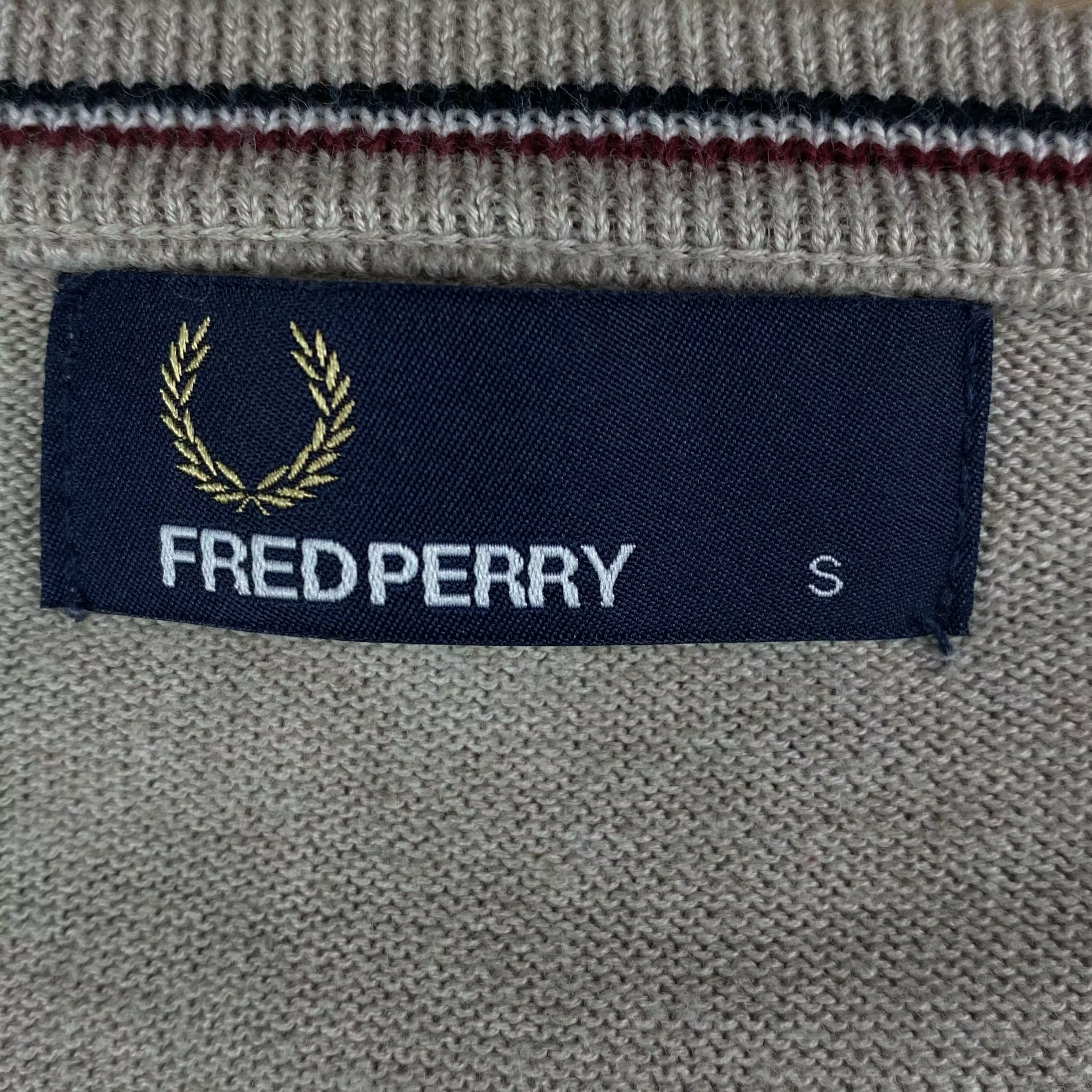 Fred Perry Mens Sweater Cardigan Fred Perry Size S Size US S / EU 44-46 / 1 - 5 Thumbnail