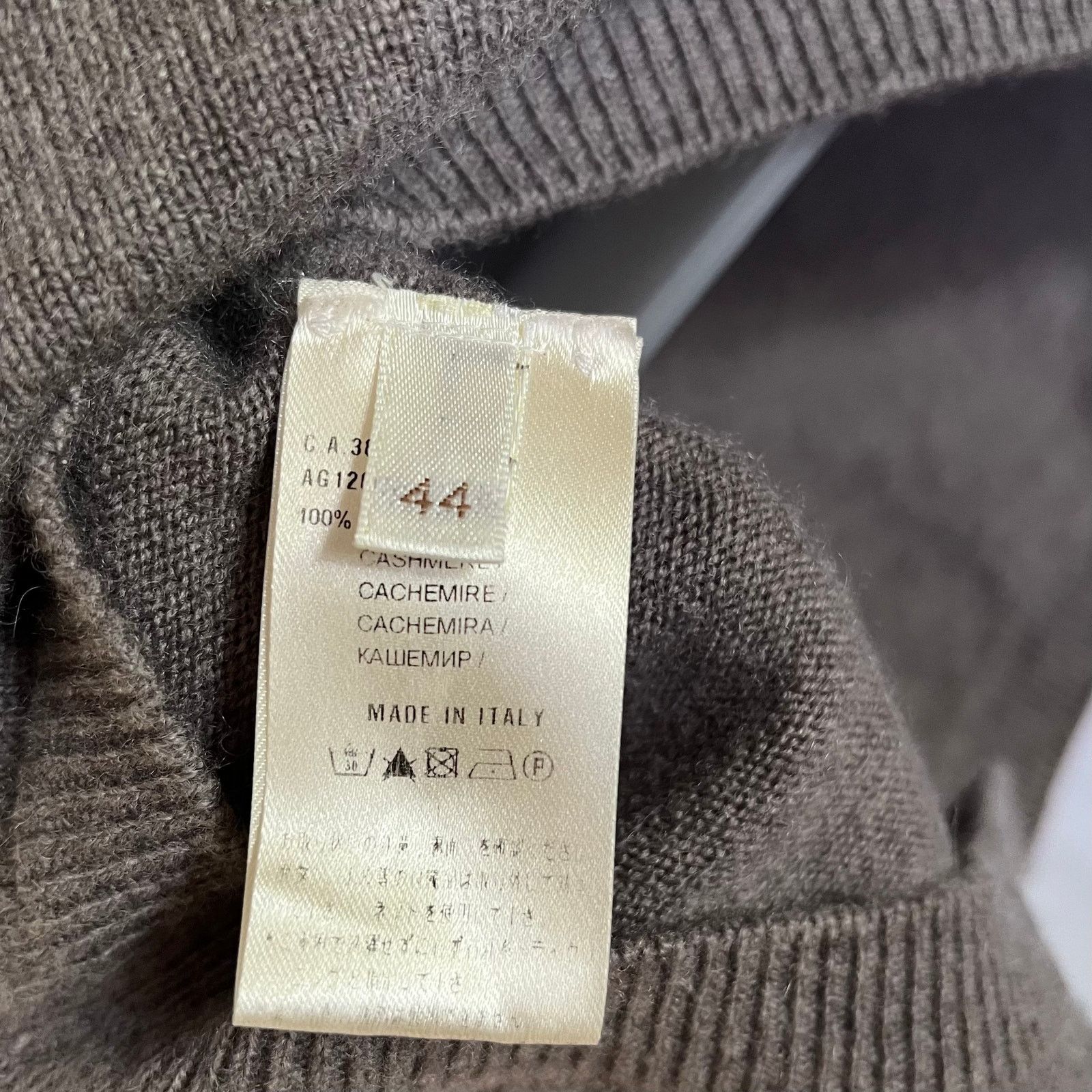Agnona Agnona Gray Cashmere Button Cuff Pullover Turtleneck Sweater Size M / US 6-8 / IT 42-44 - 5 Thumbnail
