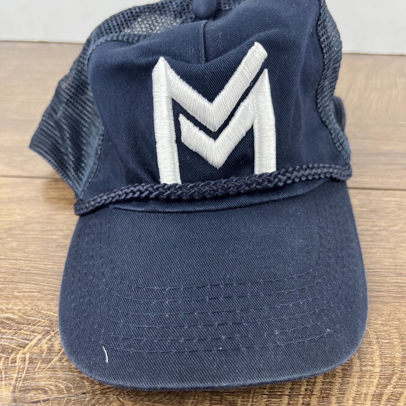 Other MM Hat Blue Hat Adjustable Adult Size Hat Cap Size ONE SIZE - 5 Thumbnail